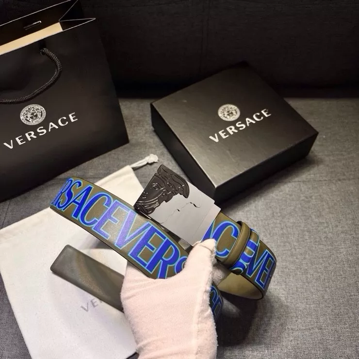 Breathable 249 Versace AAA Quality Belts In 4.0cm For Men