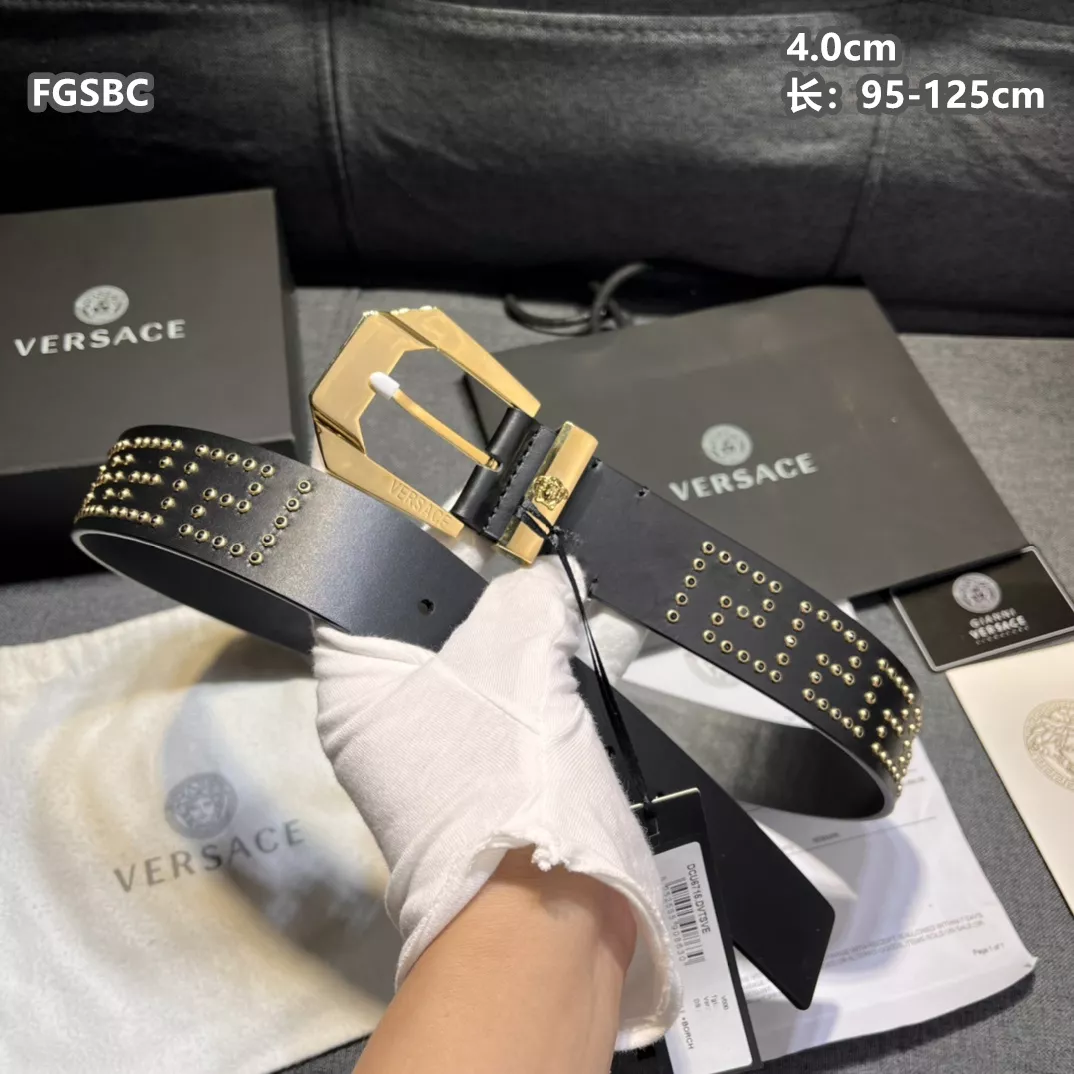 Breathable 2585 Versace AAA Quality Belts For Unisex