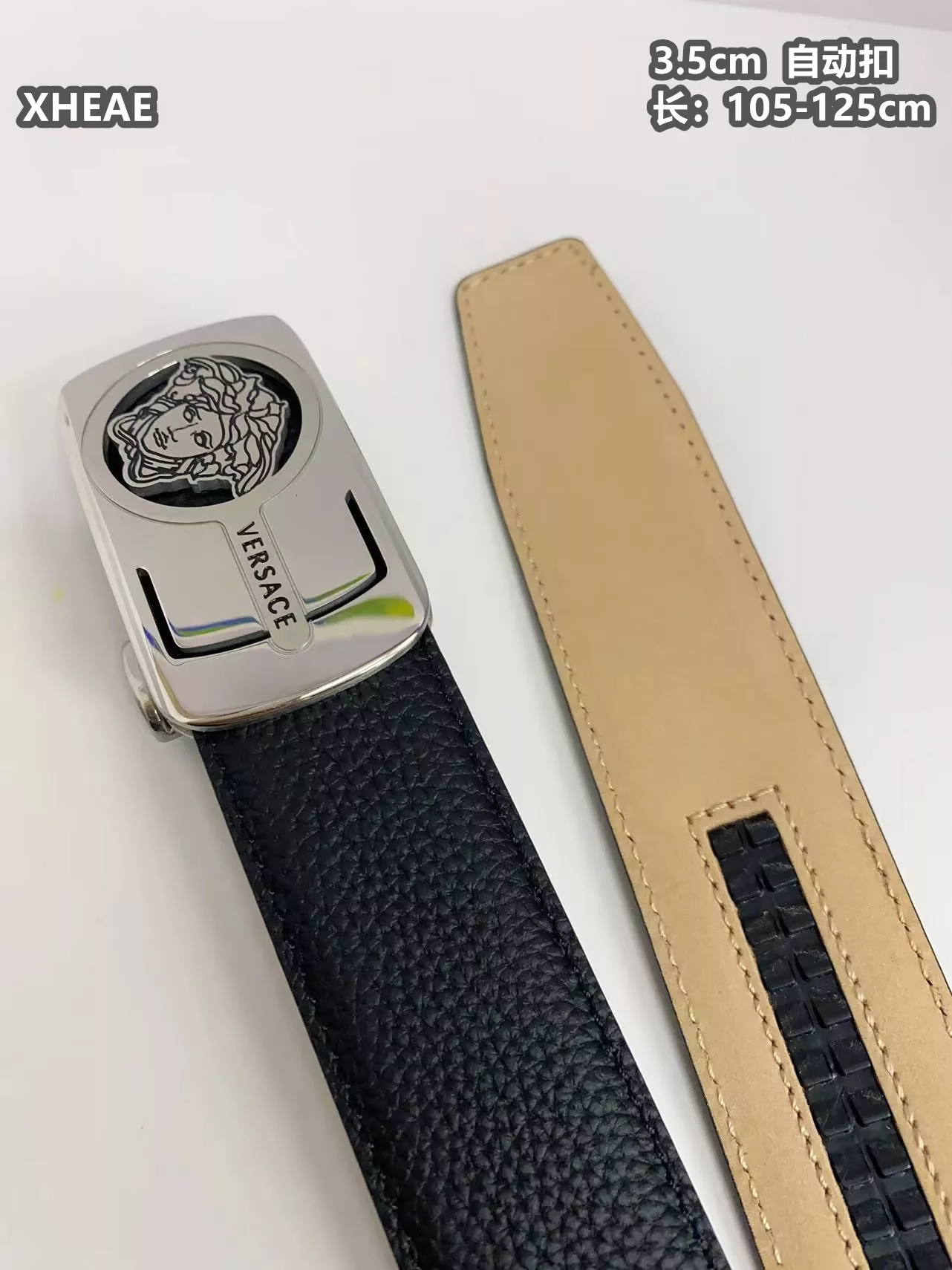 Breathable 2596 Versace AAA Quality Belts For Men