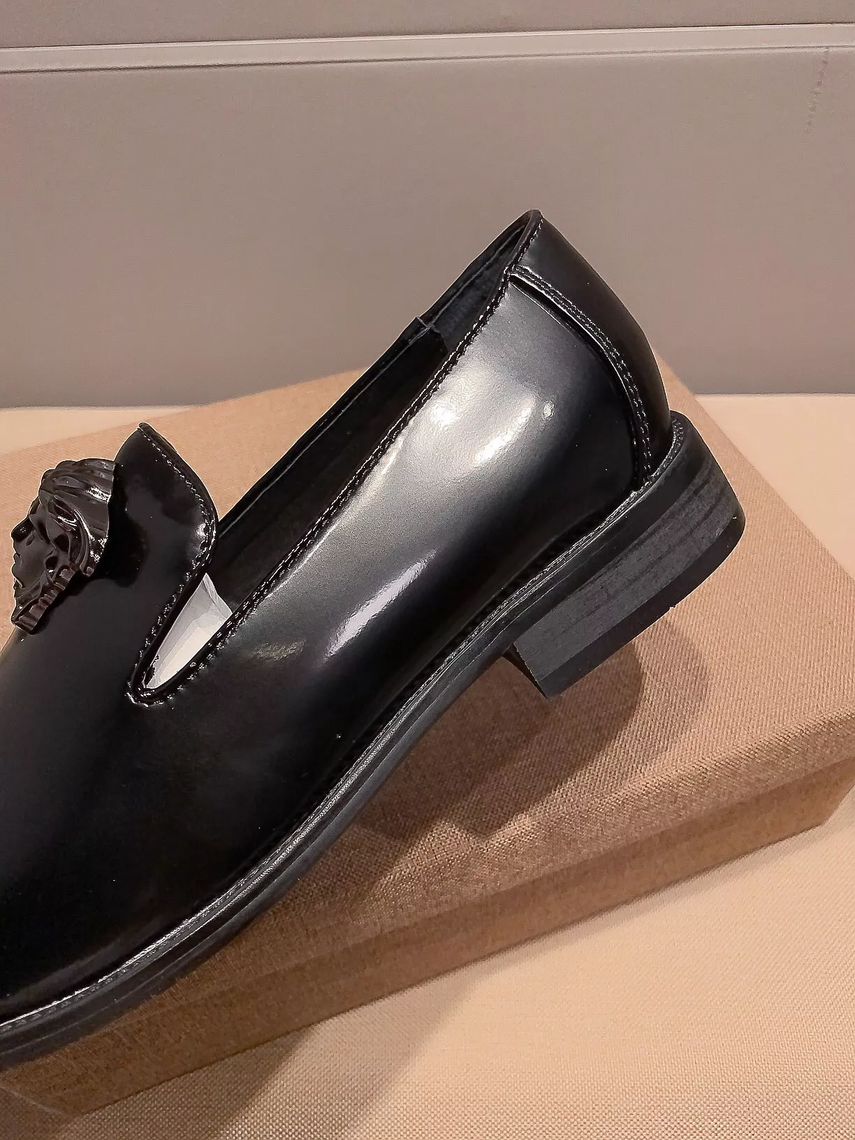Breathable 267 Versace Leather Shoes For Men