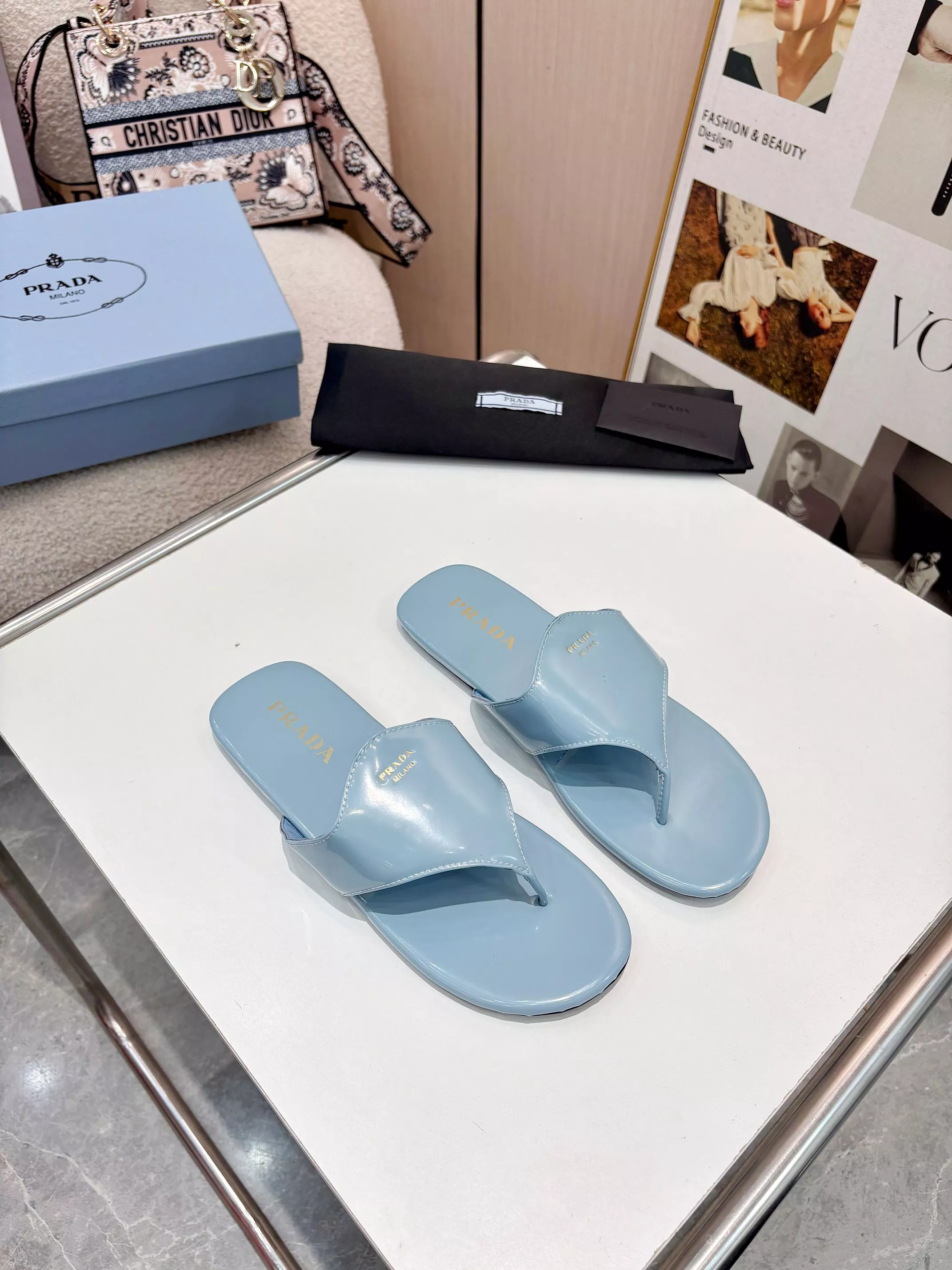 Breathable 3002 Prada Slippers For Women
