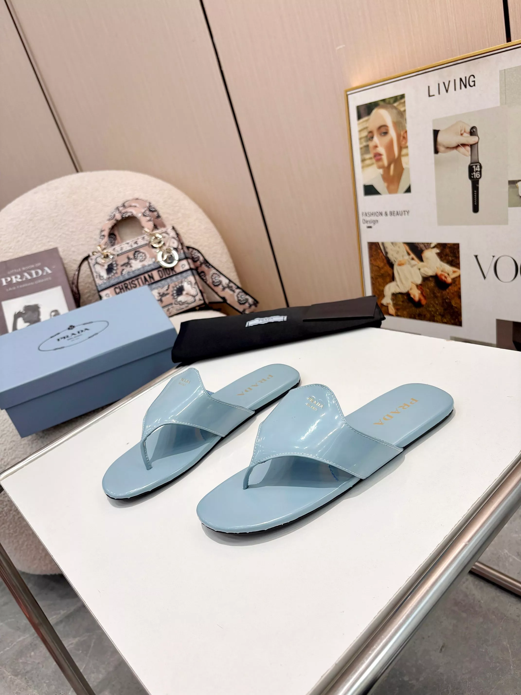 Breathable 3002 Prada Slippers For Women