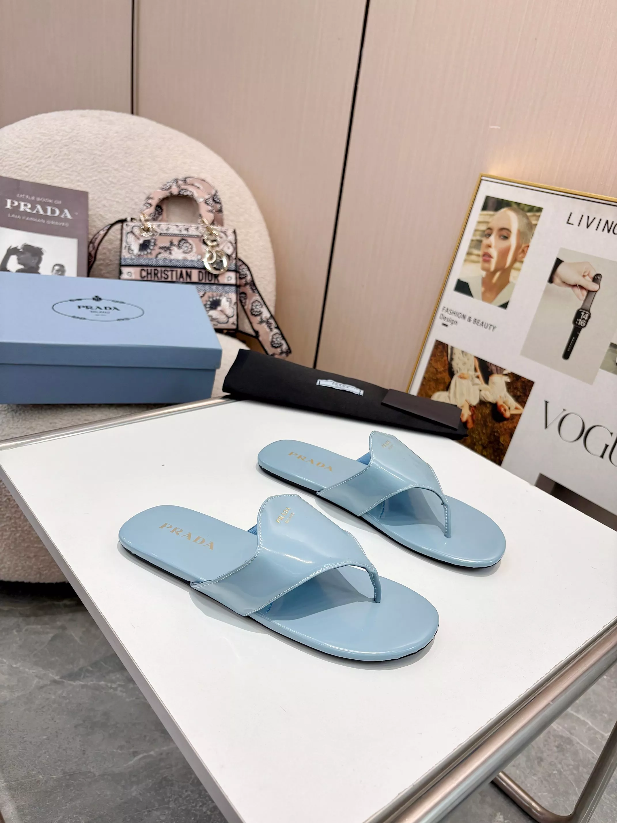 Breathable 3002 Prada Slippers For Women