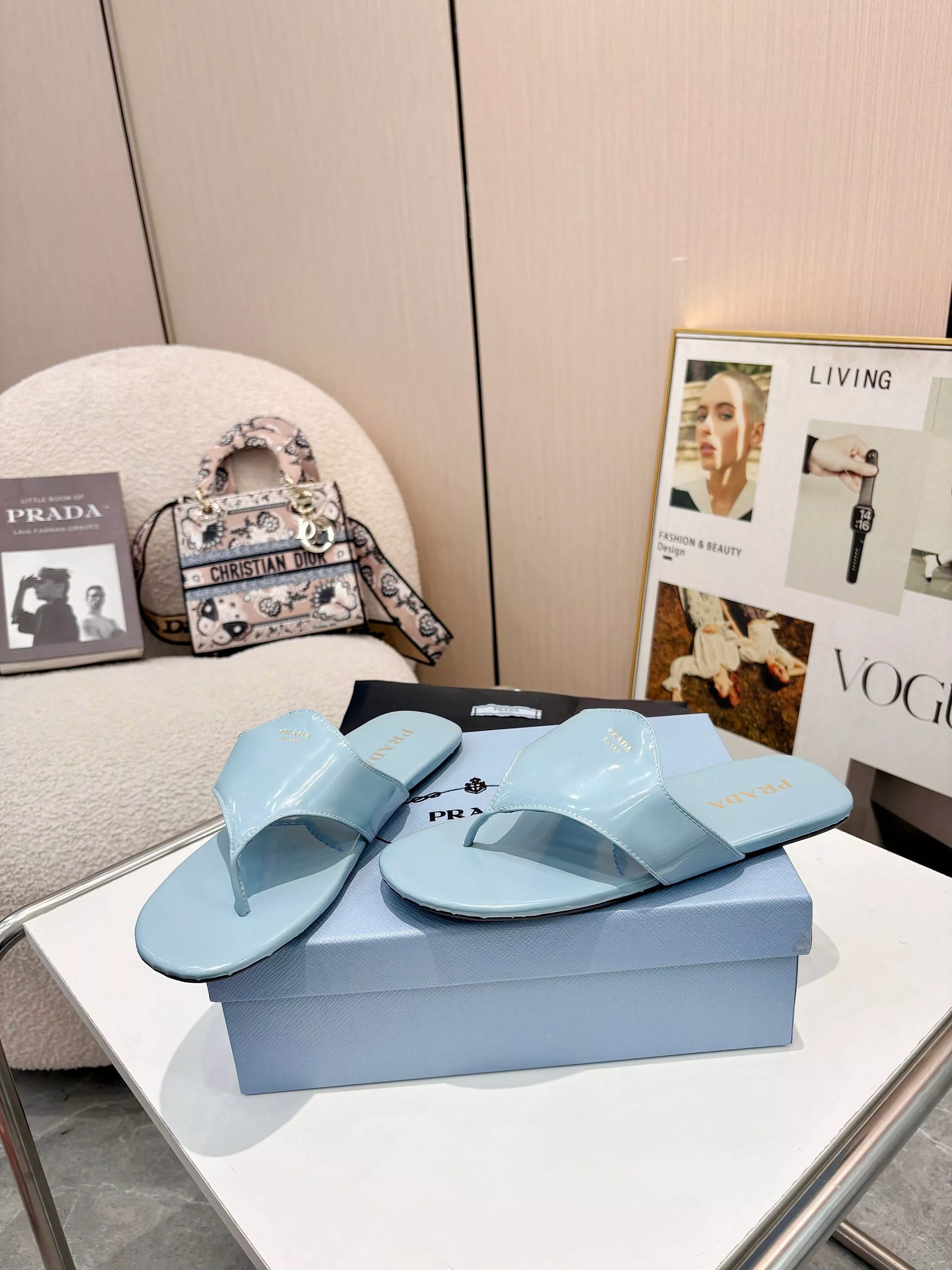 Breathable 3002 Prada Slippers For Women