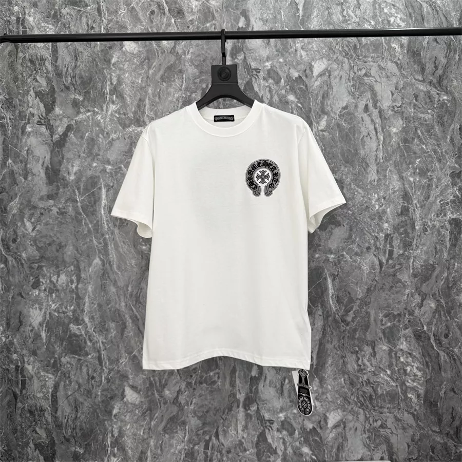 Breathable 3201 Chrome Hearts T-Shirts Short Sleeved For Unisex