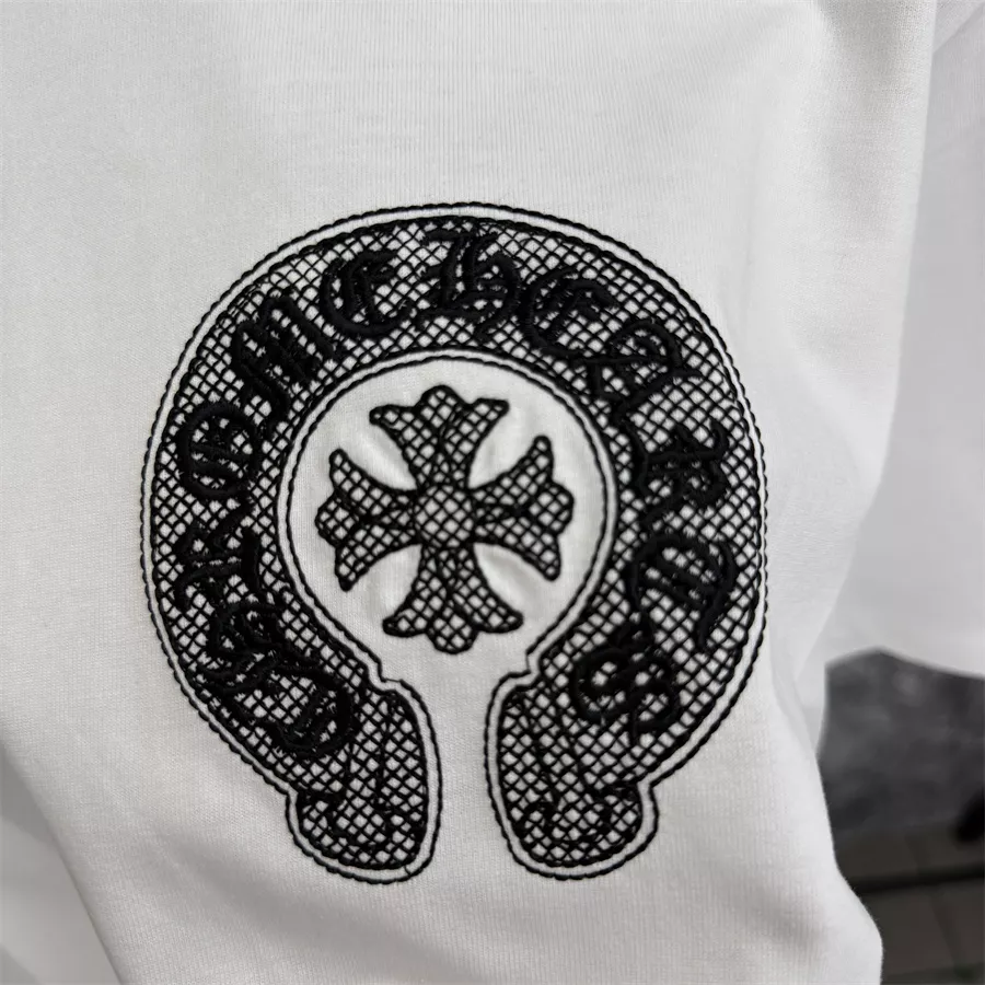 Breathable 3201 Chrome Hearts T-Shirts Short Sleeved For Unisex