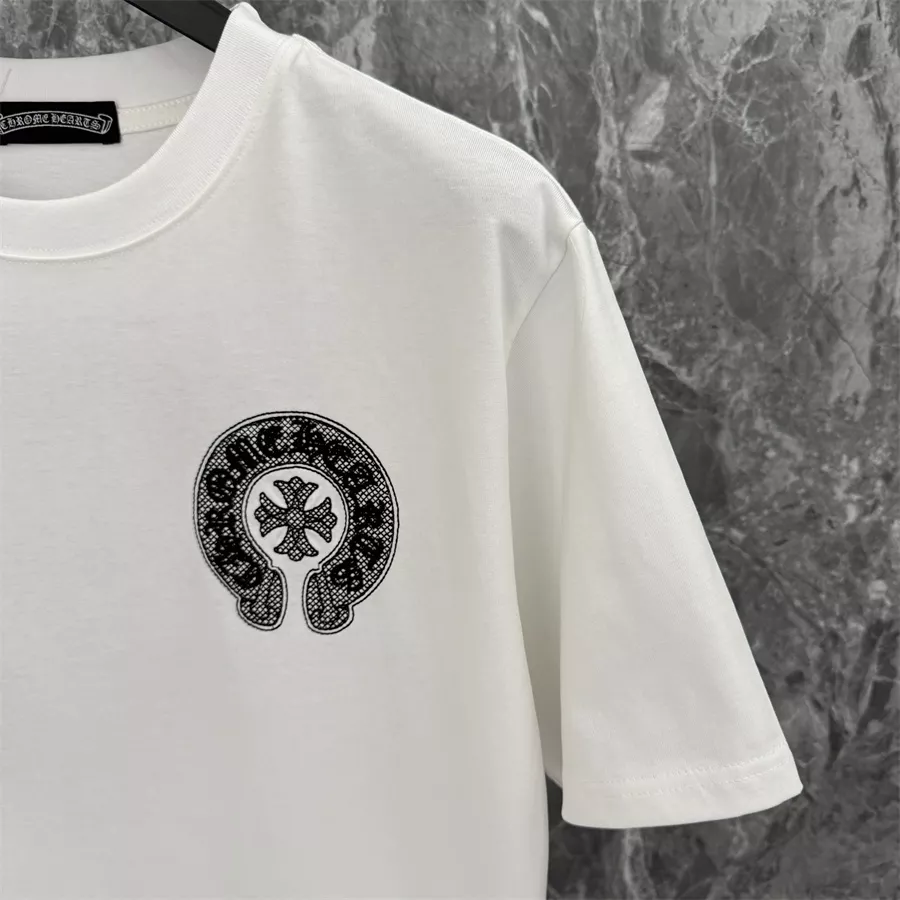 Breathable 3201 Chrome Hearts T-Shirts Short Sleeved For Unisex