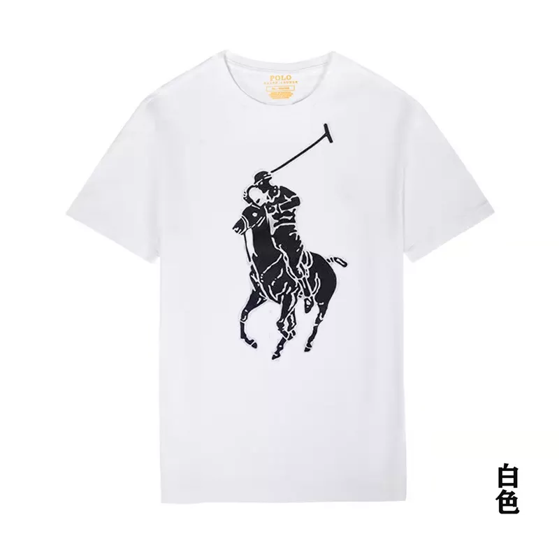 Breathable 3214 Ralph Lauren Polo T-Shirts Short Sleeved For Men