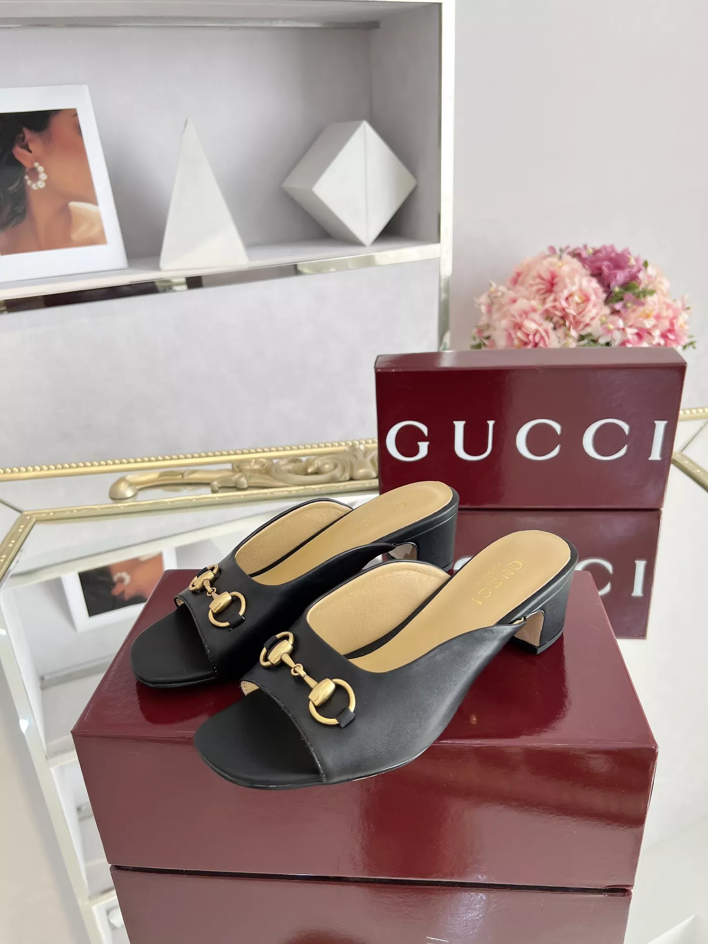 Breathable 328 Gucci Slippers For Women