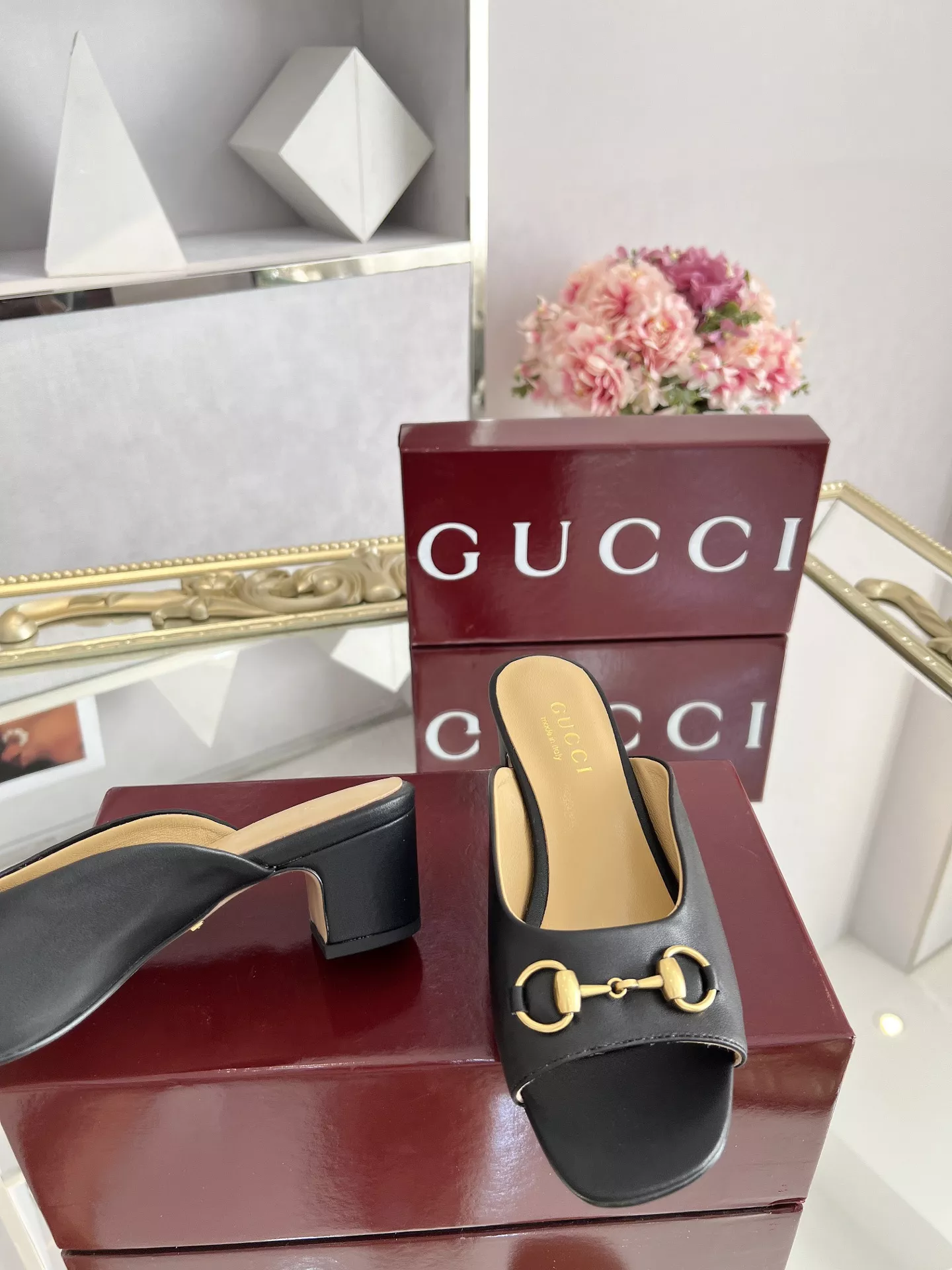 Breathable 328 Gucci Slippers For Women