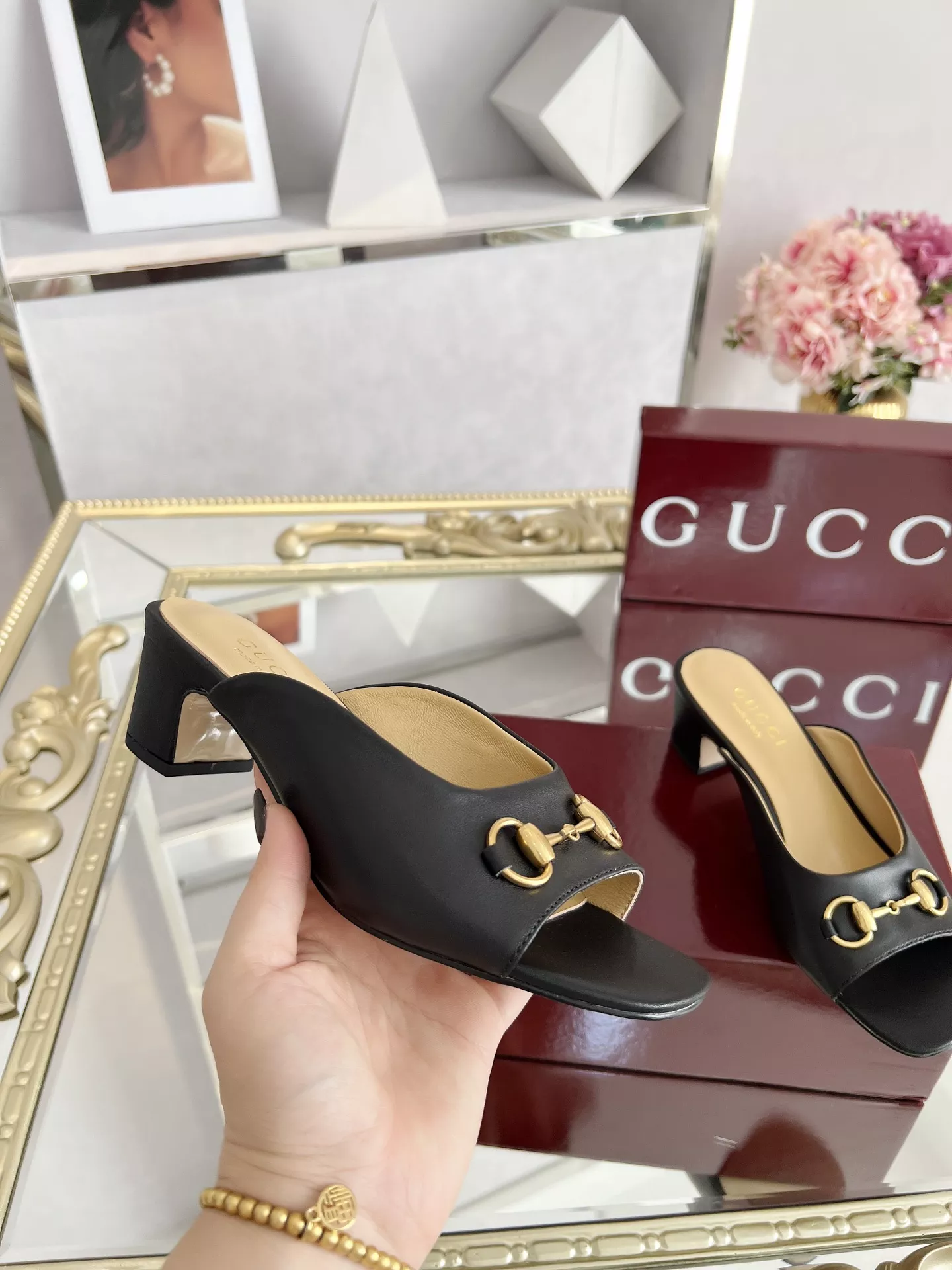 Breathable 328 Gucci Slippers For Women