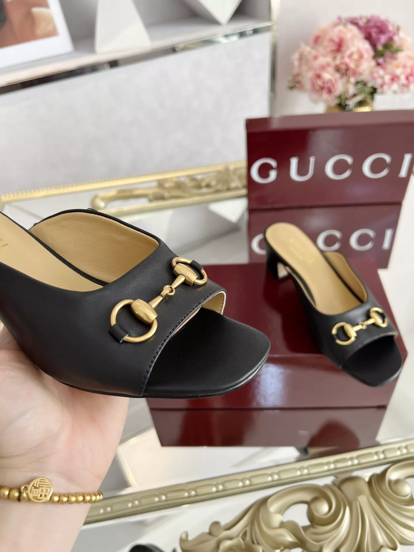 Breathable 328 Gucci Slippers For Women