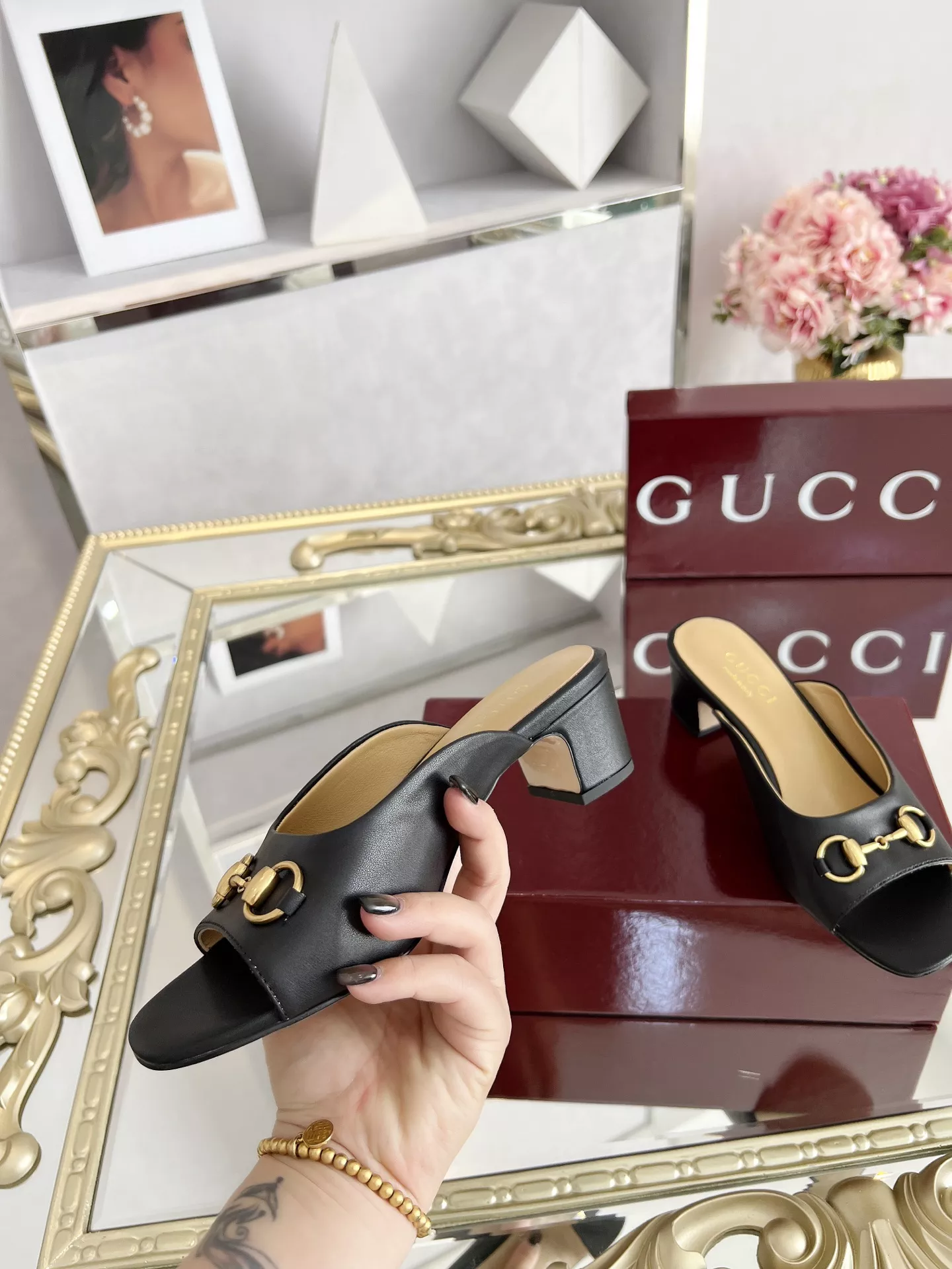 Breathable 328 Gucci Slippers For Women