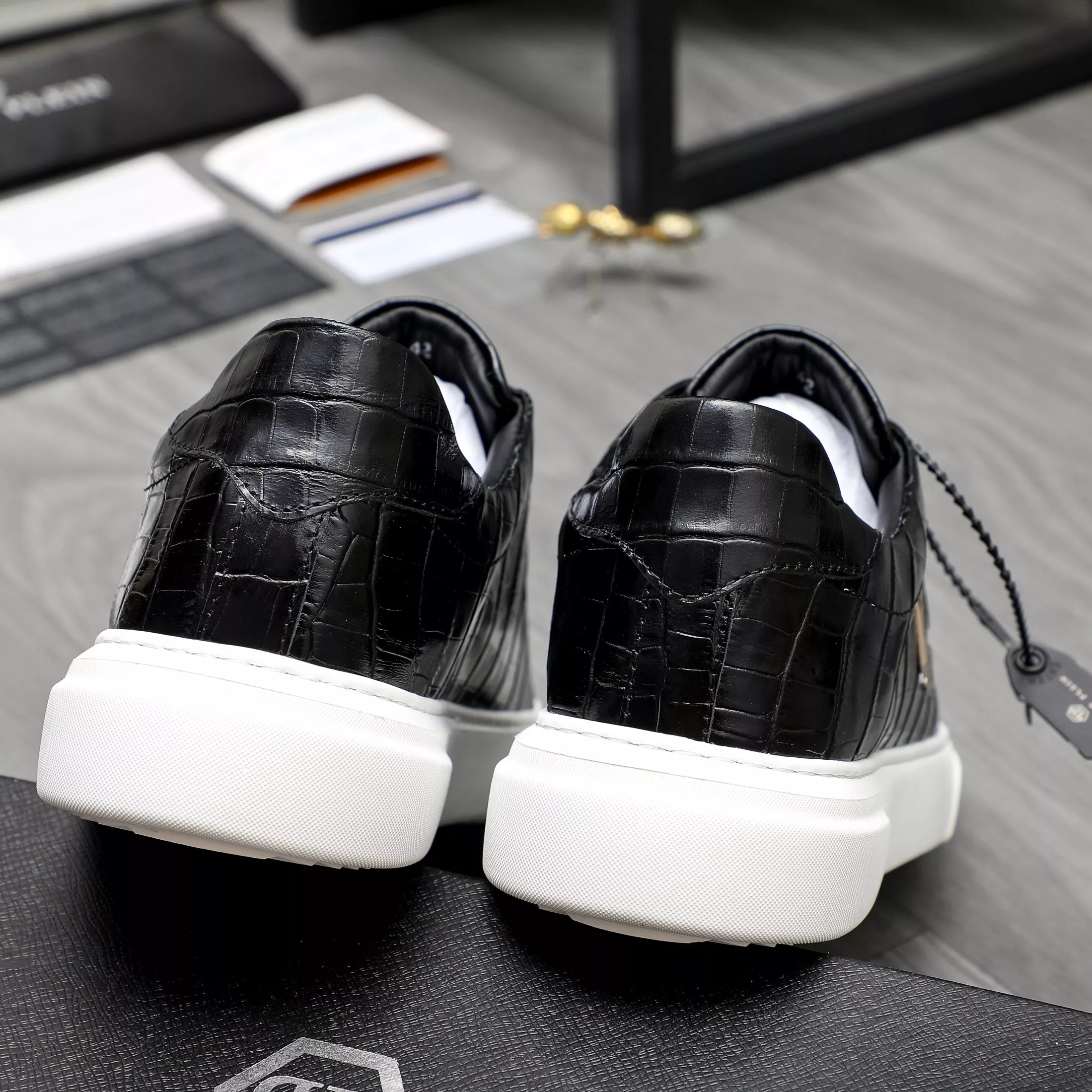 Breathable 3353 Philipp Plein PP Casual Shoes For Men