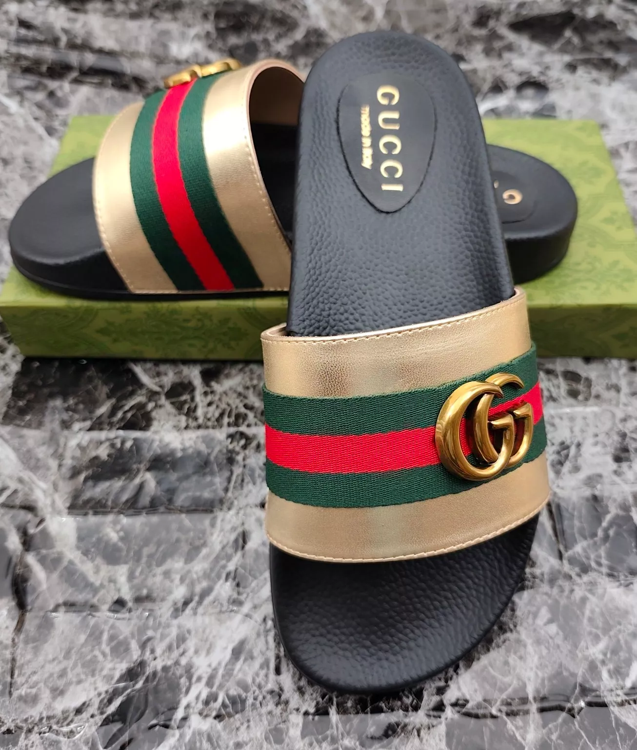Breathable 3358 Gucci Slippers For Men