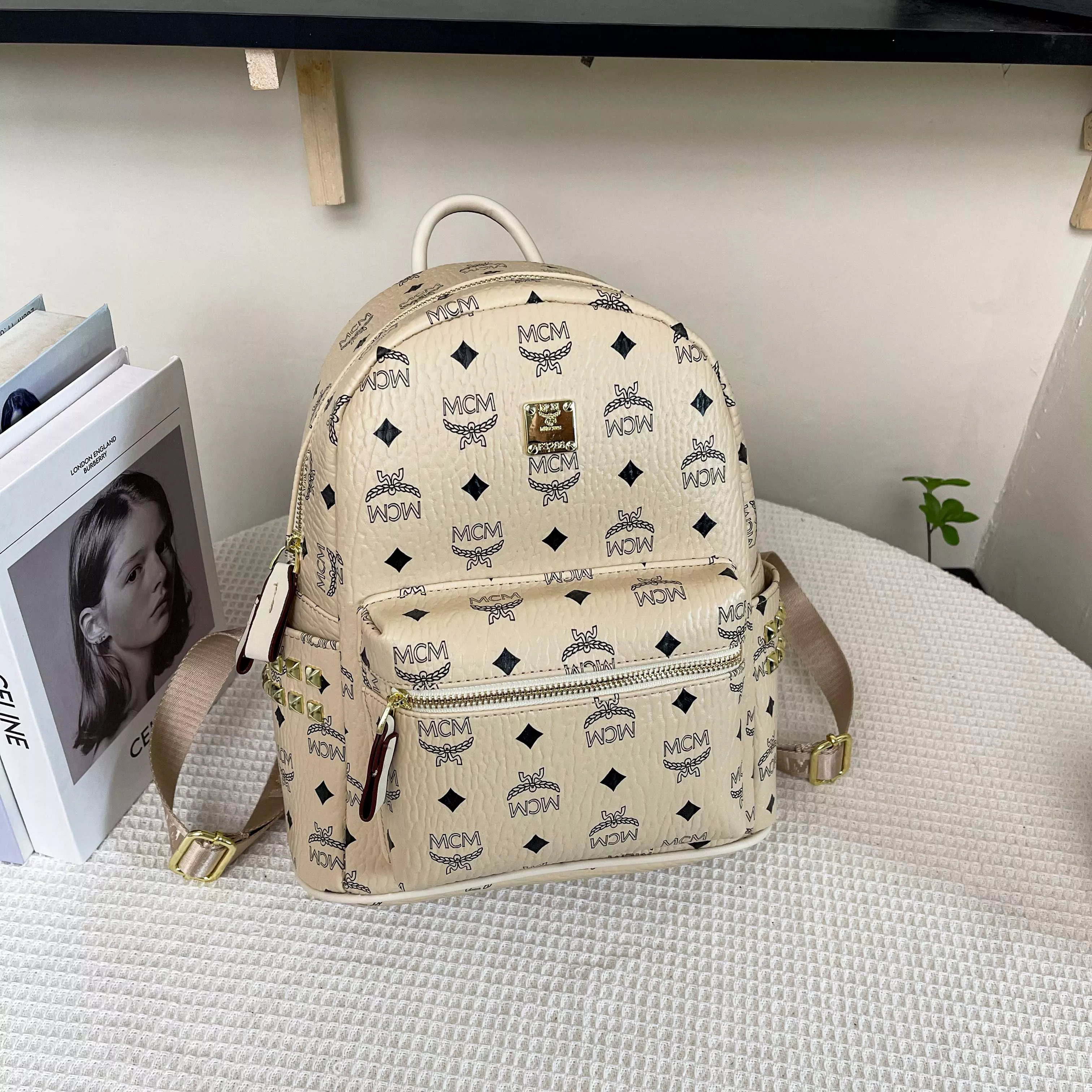 Breathable 3760 MCM Backpacks For Women