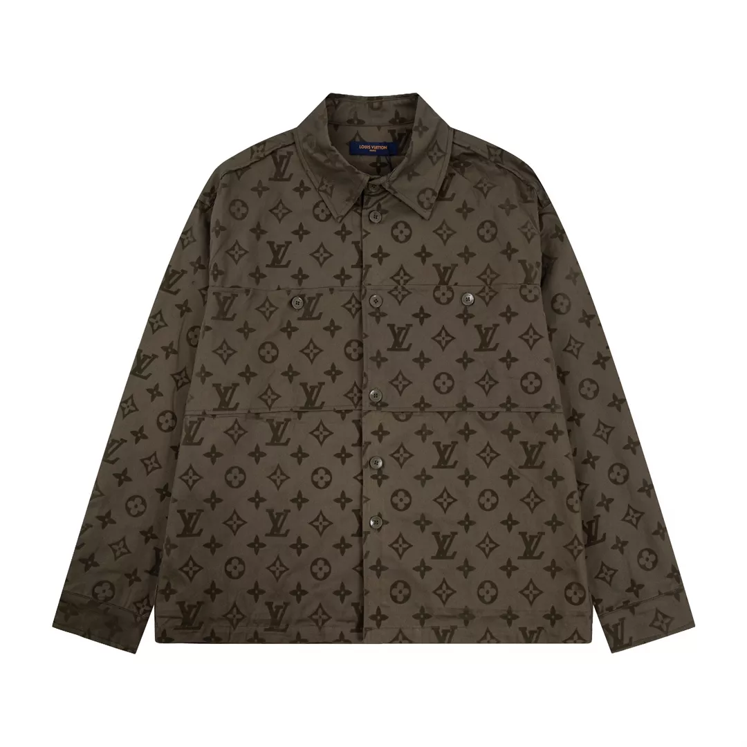Breathable 3866 Louis Vuitton LV Shirts Long Sleeved For Unisex