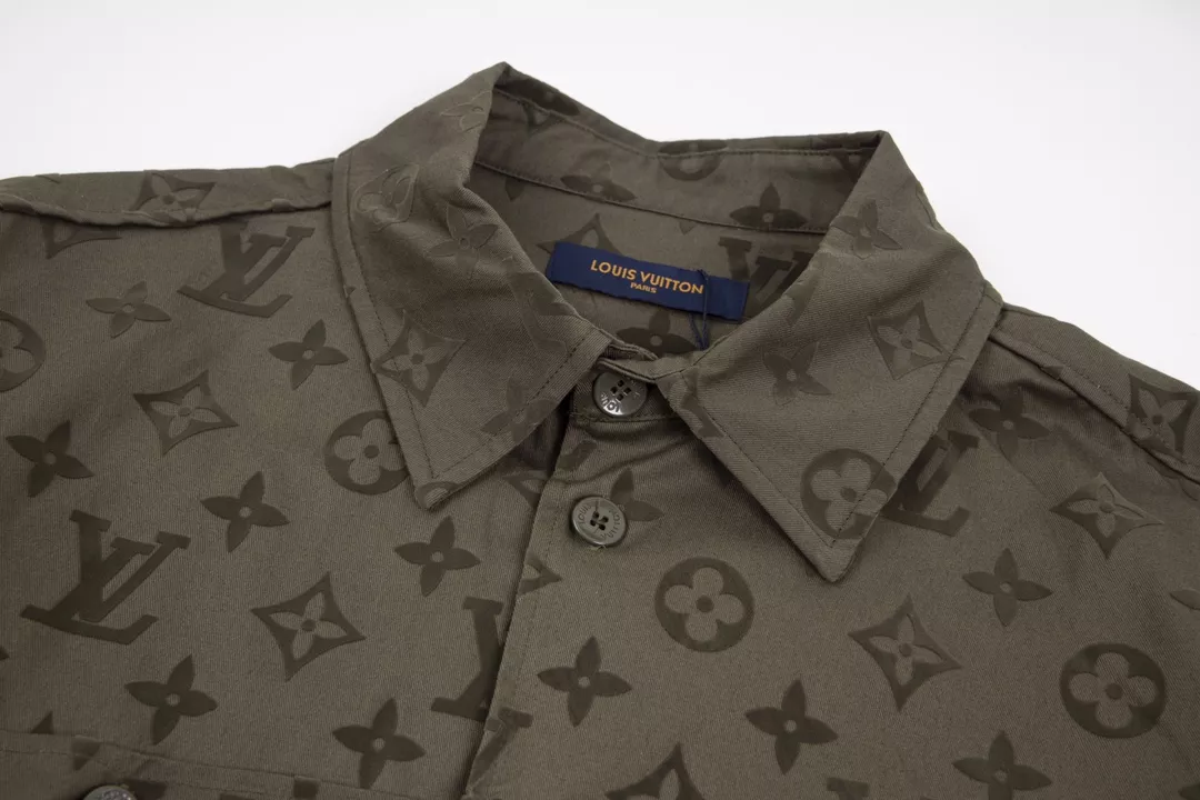 Breathable 3866 Louis Vuitton LV Shirts Long Sleeved For Unisex