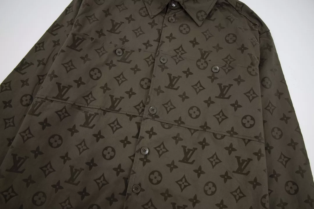 Breathable 3866 Louis Vuitton LV Shirts Long Sleeved For Unisex