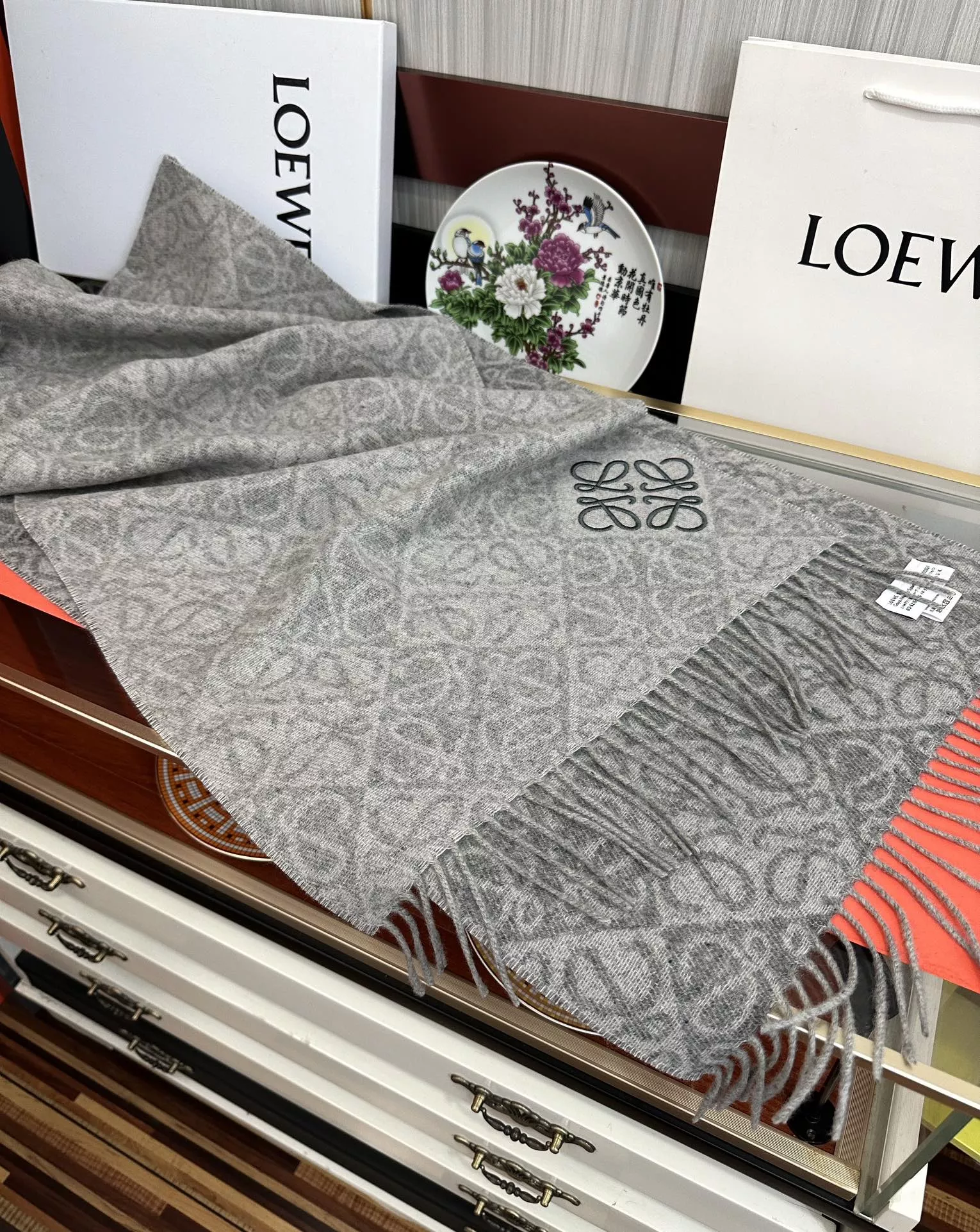 Breathable 3987 LOEWE Scarf For Unisex