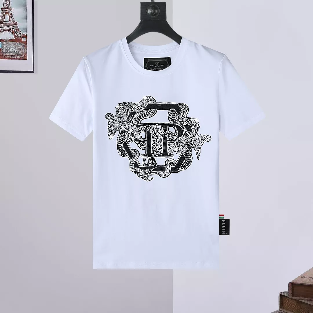 Breathable 4236 Philipp Plein PP T-Shirts Short Sleeved For Men