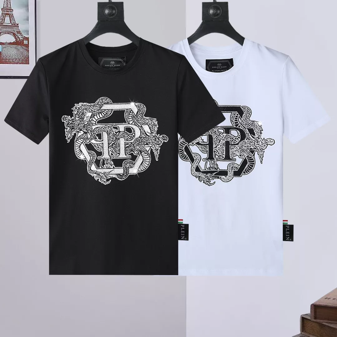 Breathable 4236 Philipp Plein PP T-Shirts Short Sleeved For Men
