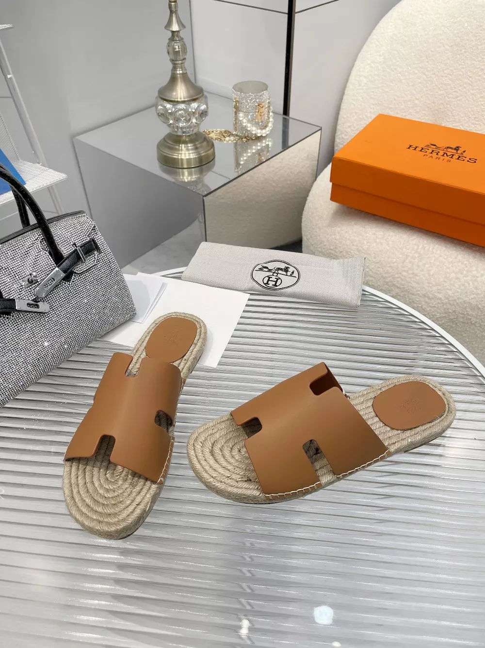 Breathable 4331 Hermes Slippers For Men