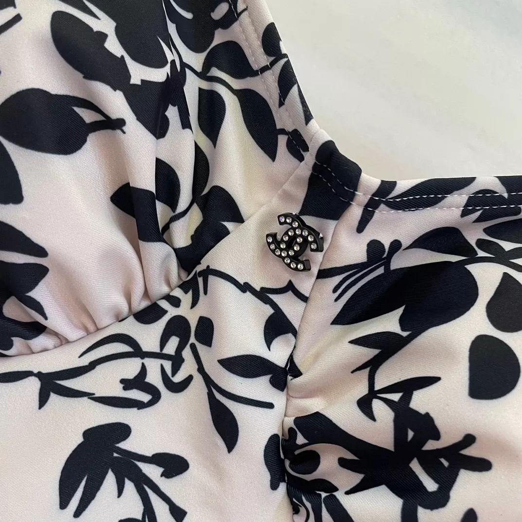 Breathable 4387 Chanel Bathing Suits For Women