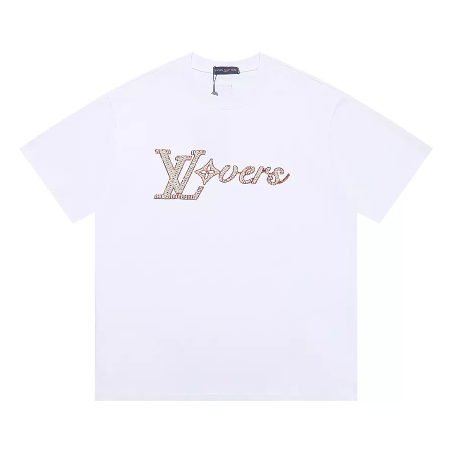 Breathable 4411 Louis Vuitton LV T-Shirts Short Sleeved For Unisex