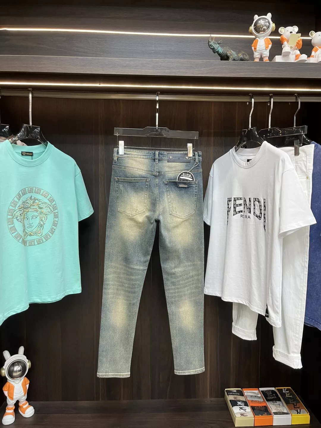 Breathable 4426 Chrome Hearts Jeans For Men