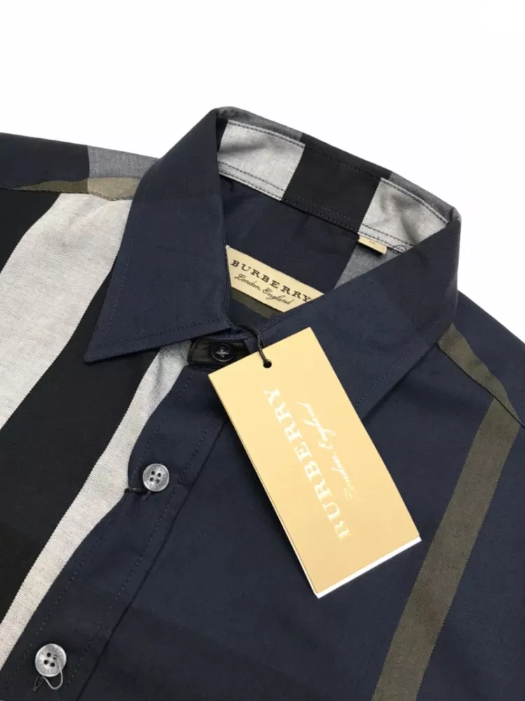 Breathable 4529 Burberry Shirts Short Sleeved For Men