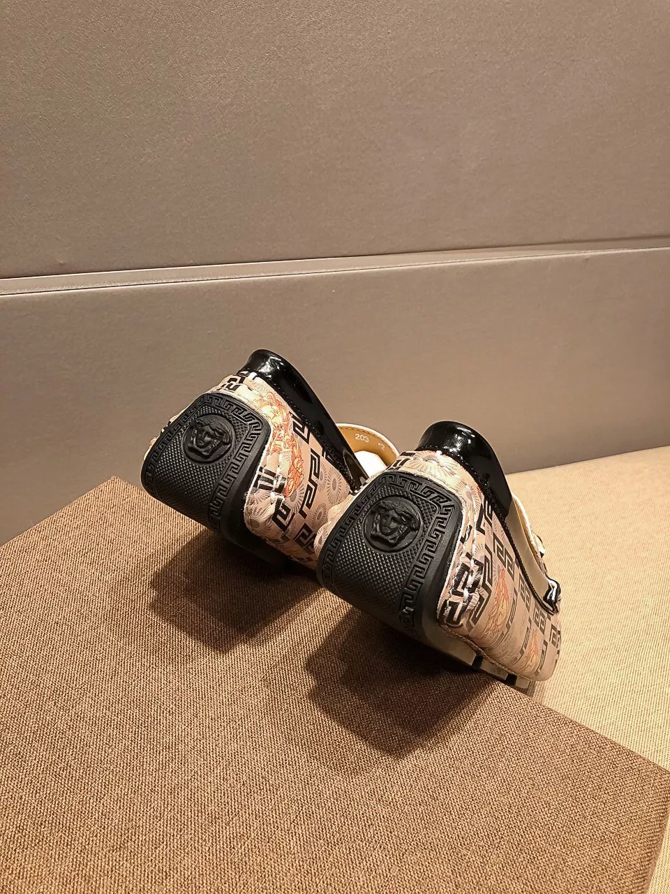 Breathable 4631 Versace Leather Shoes For Men