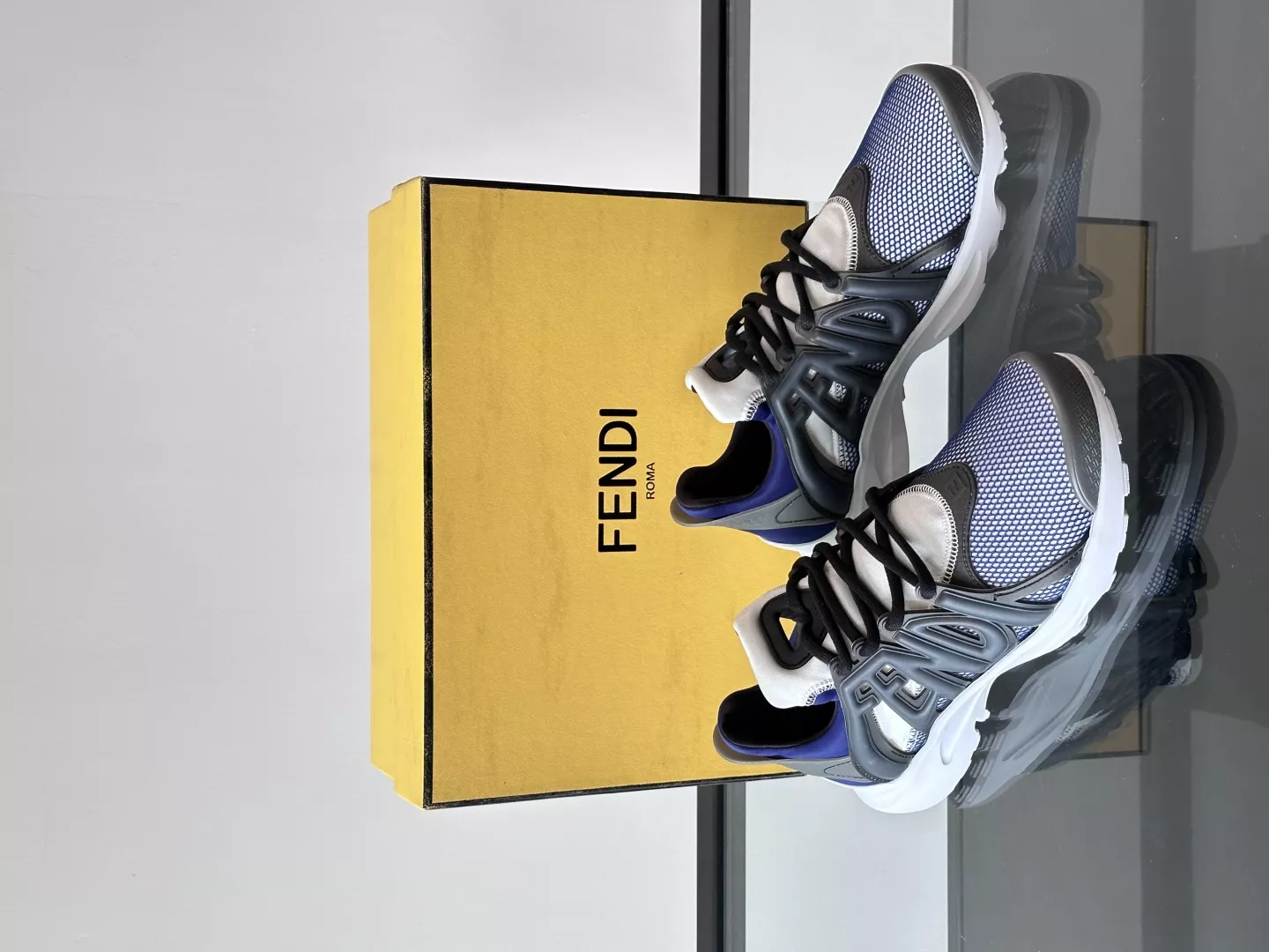 Breathable 4645 Fendi Casual Shoes For Men