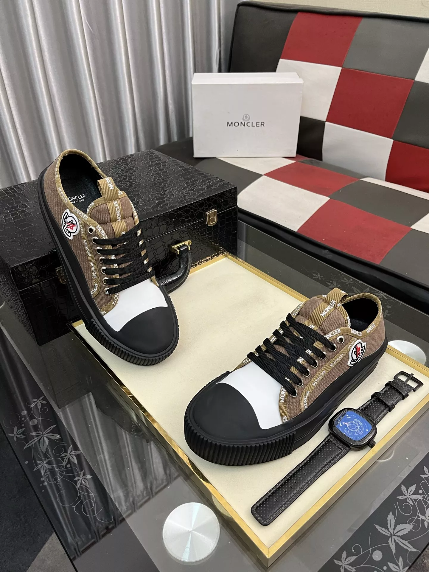 Breathable 4787 Moncler Casual Shoes For Men