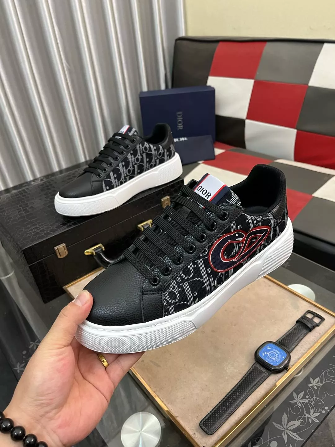 Breathable 4820 Christian Dior Casual Shoes For Men