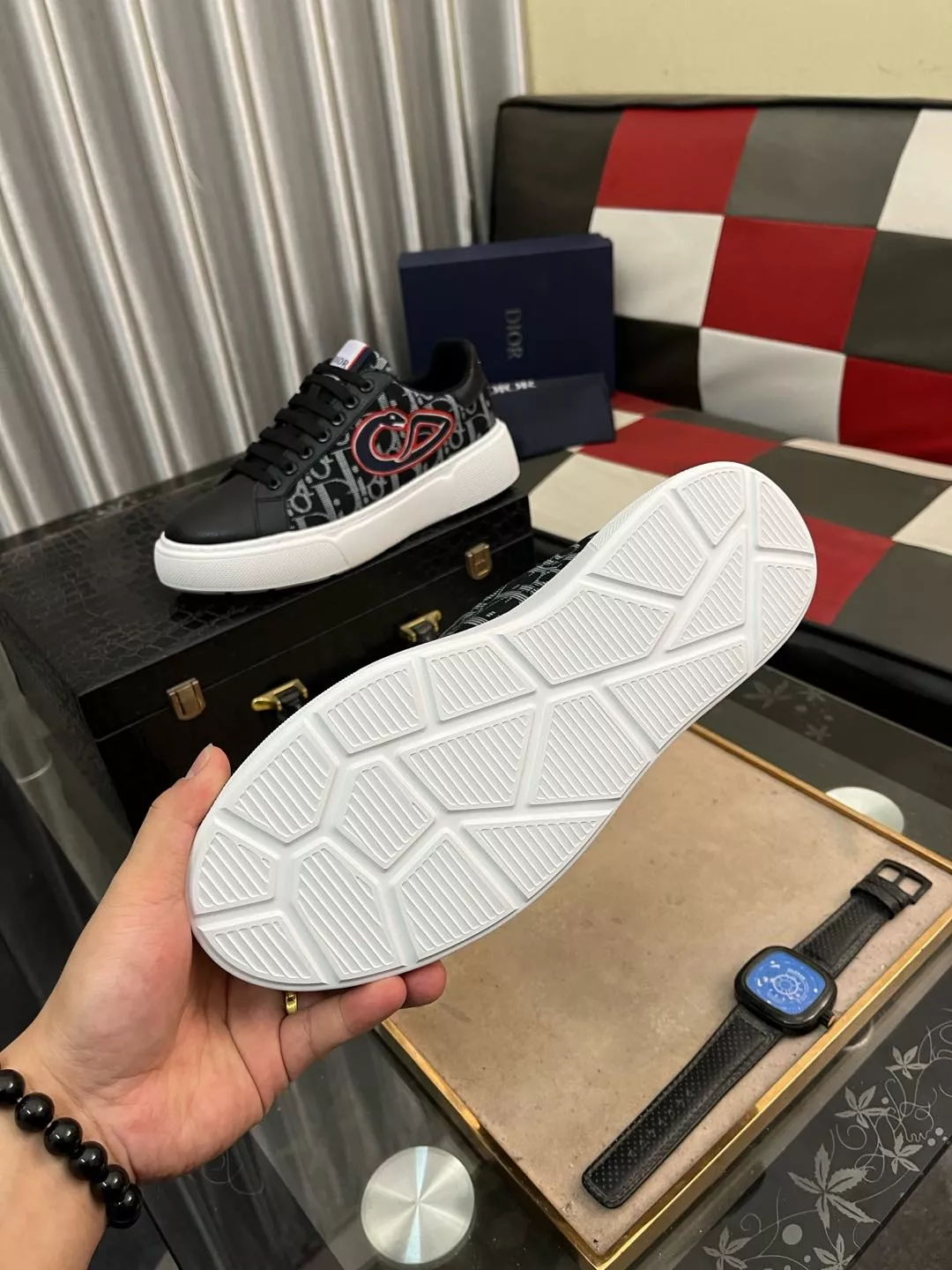 Breathable 4820 Christian Dior Casual Shoes For Men