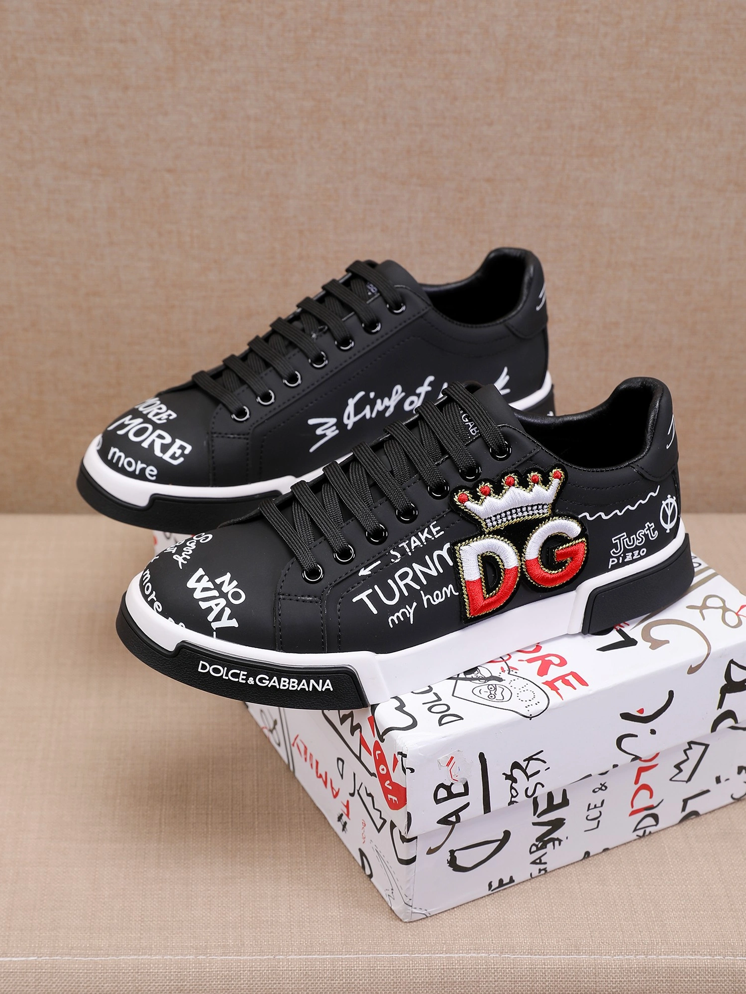 Breathable 4841 Dolce & Gabbana D&G Casual Shoes For Men