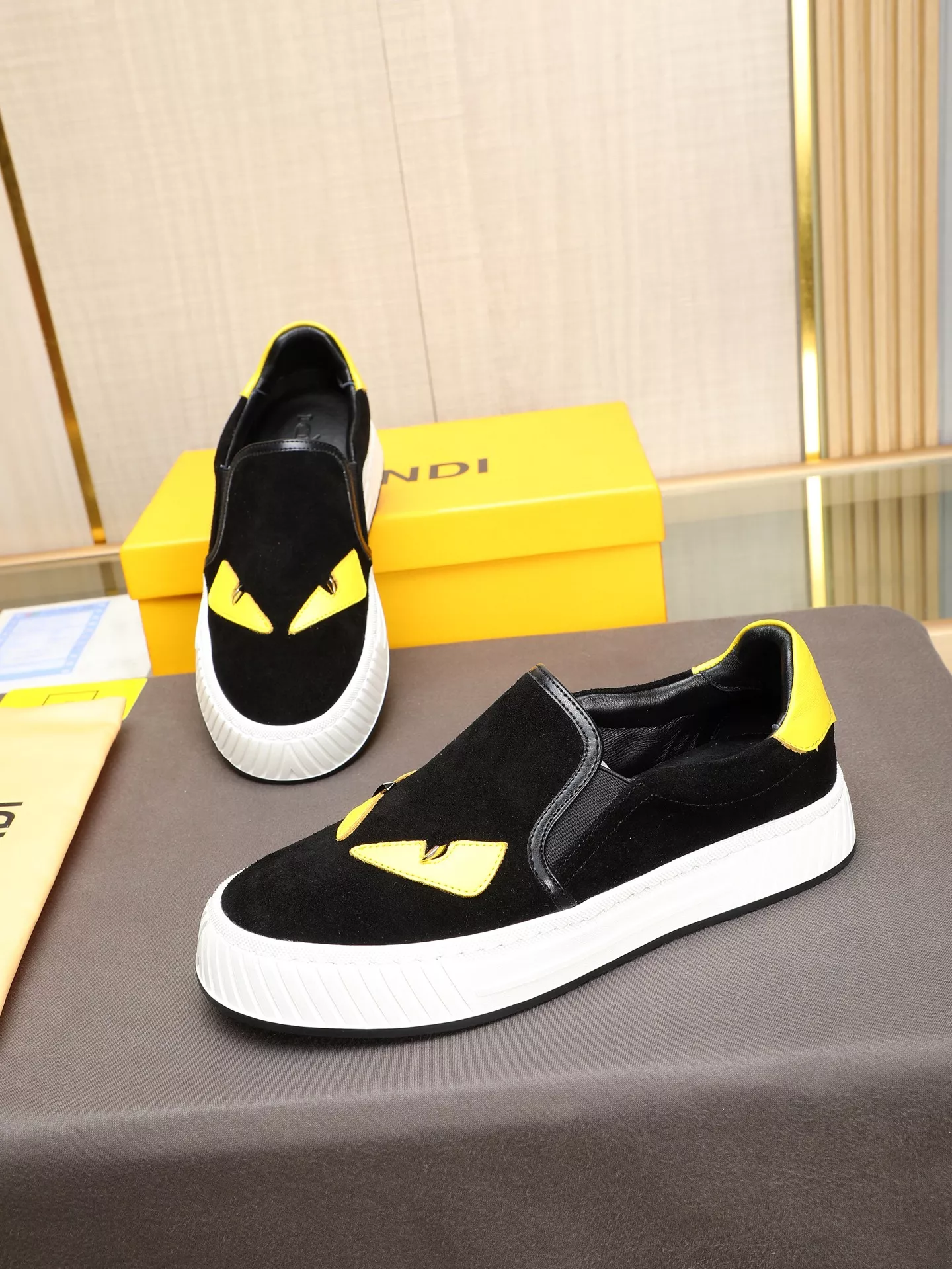 Breathable 4898 Fendi Casual Shoes For Men