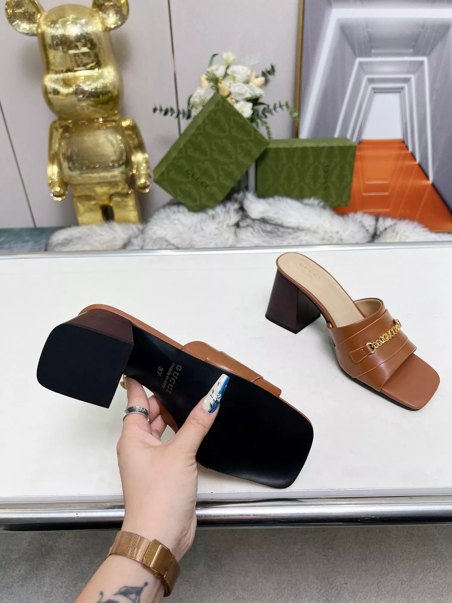 Breathable 4914 Gucci Slippers For Women