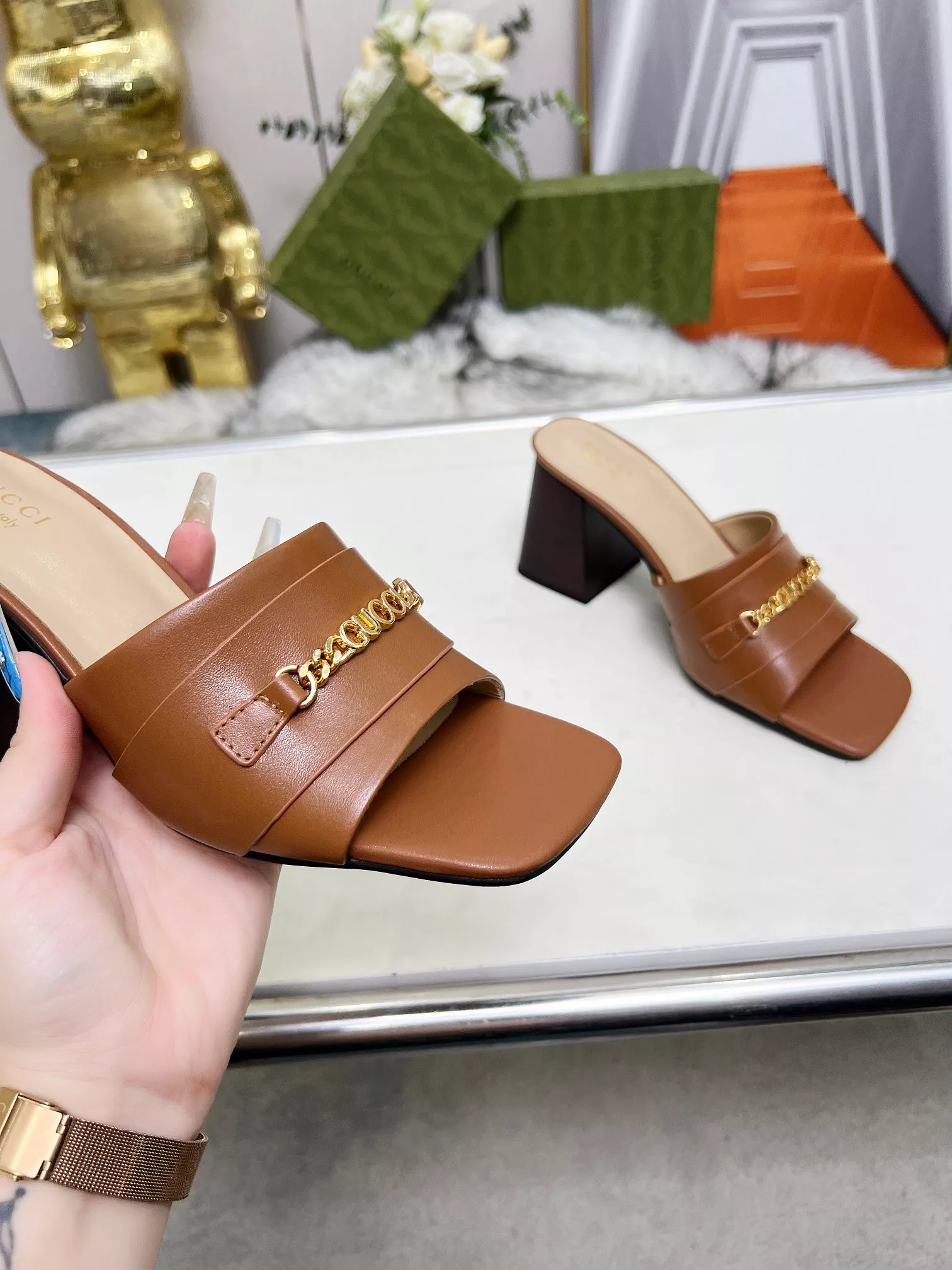 Breathable 4914 Gucci Slippers For Women
