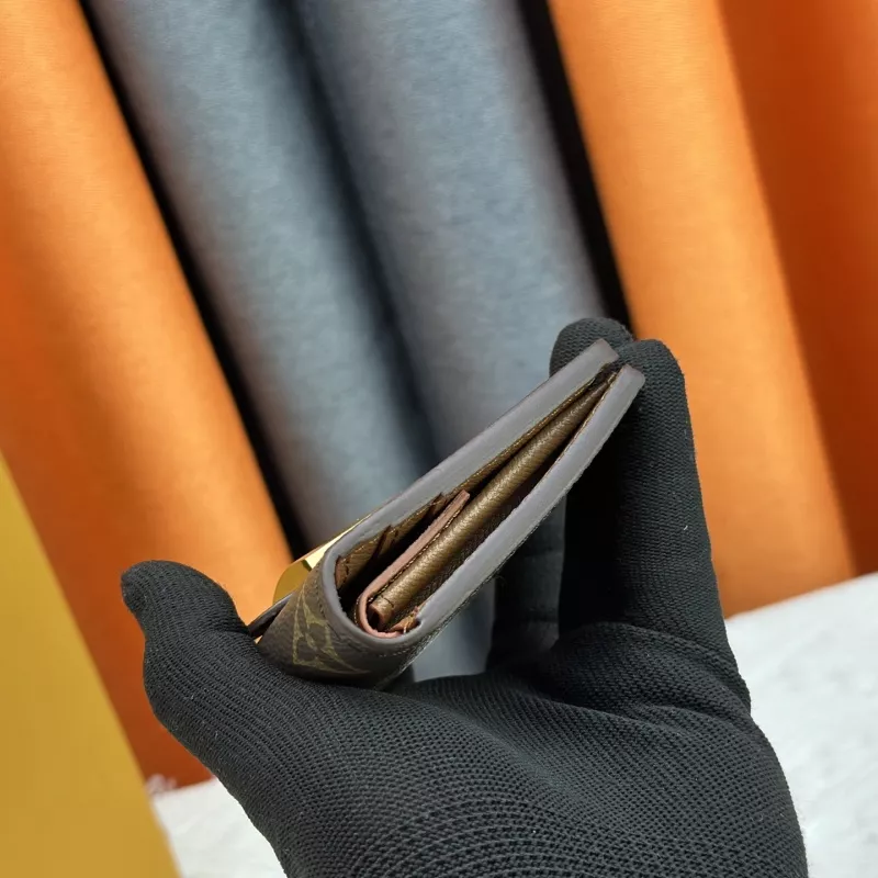 Breathable 4919 Louis Vuitton LV Card Case In Coffee