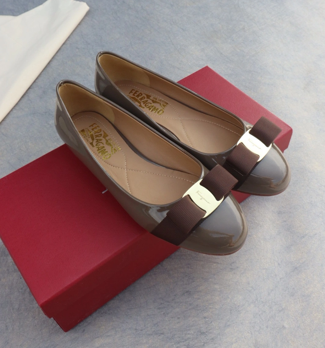 Breathable 507 Salvatore Ferragamo Flat Shoes For Women