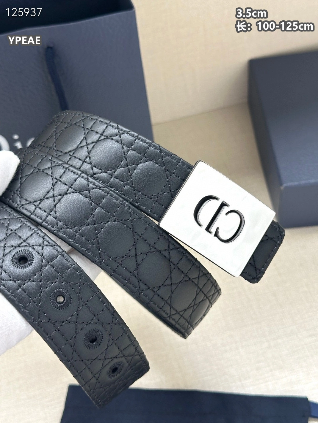 Breathable 5075 Christian Dior AAA Quality Belts For Unisex