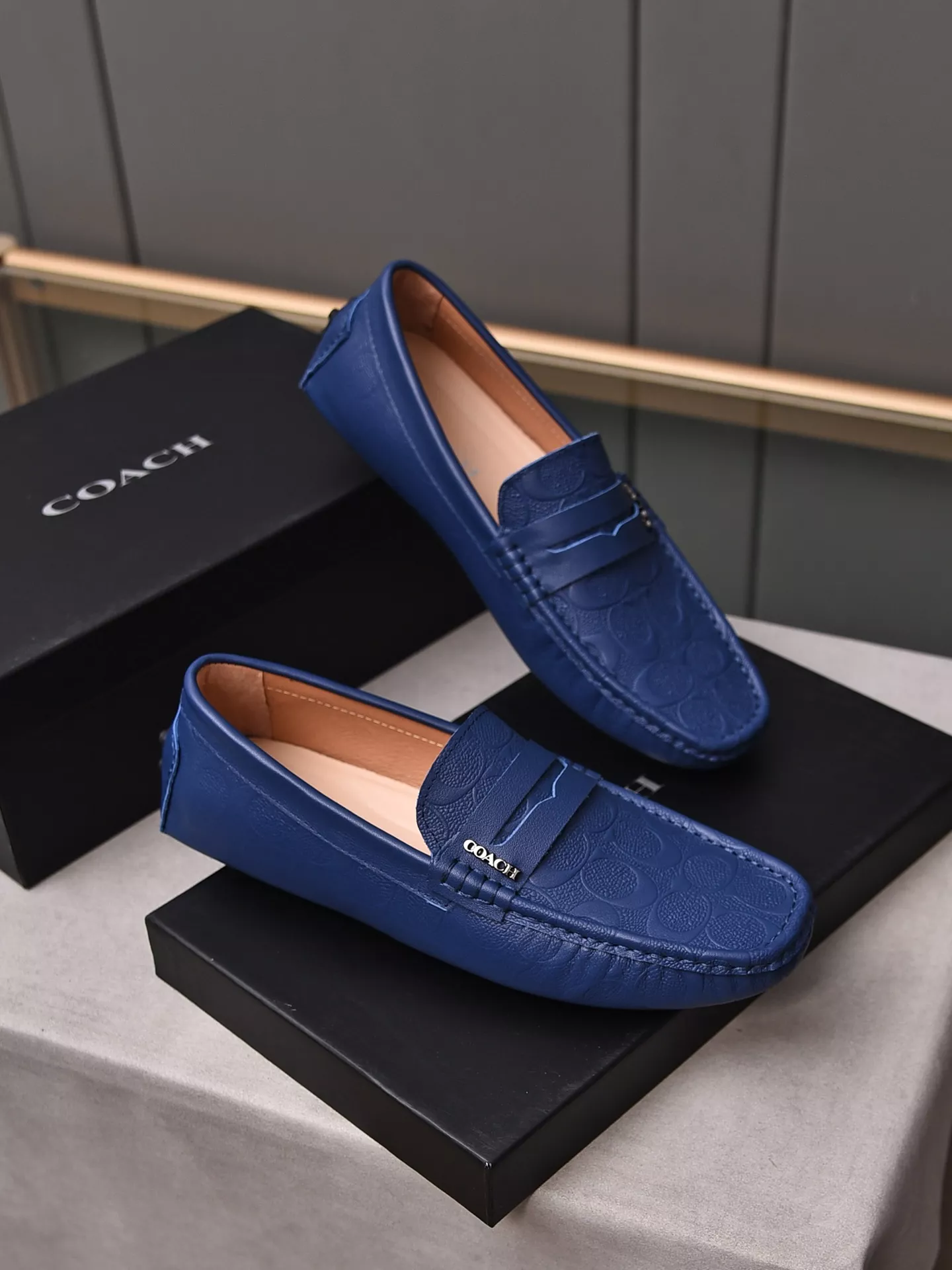 Breathable 509 Coach Leather Shoes For Men