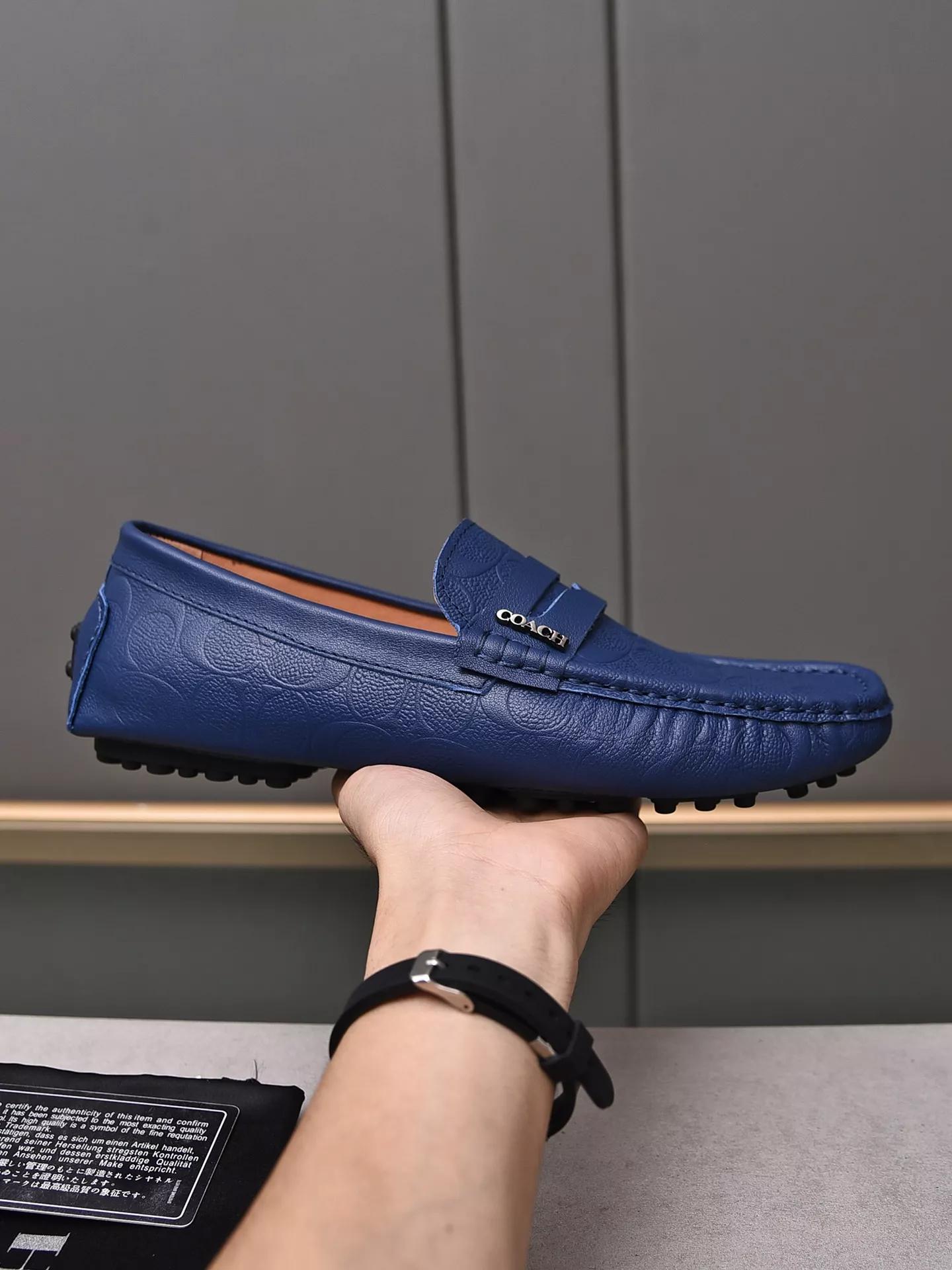 Breathable 509 Coach Leather Shoes For Men