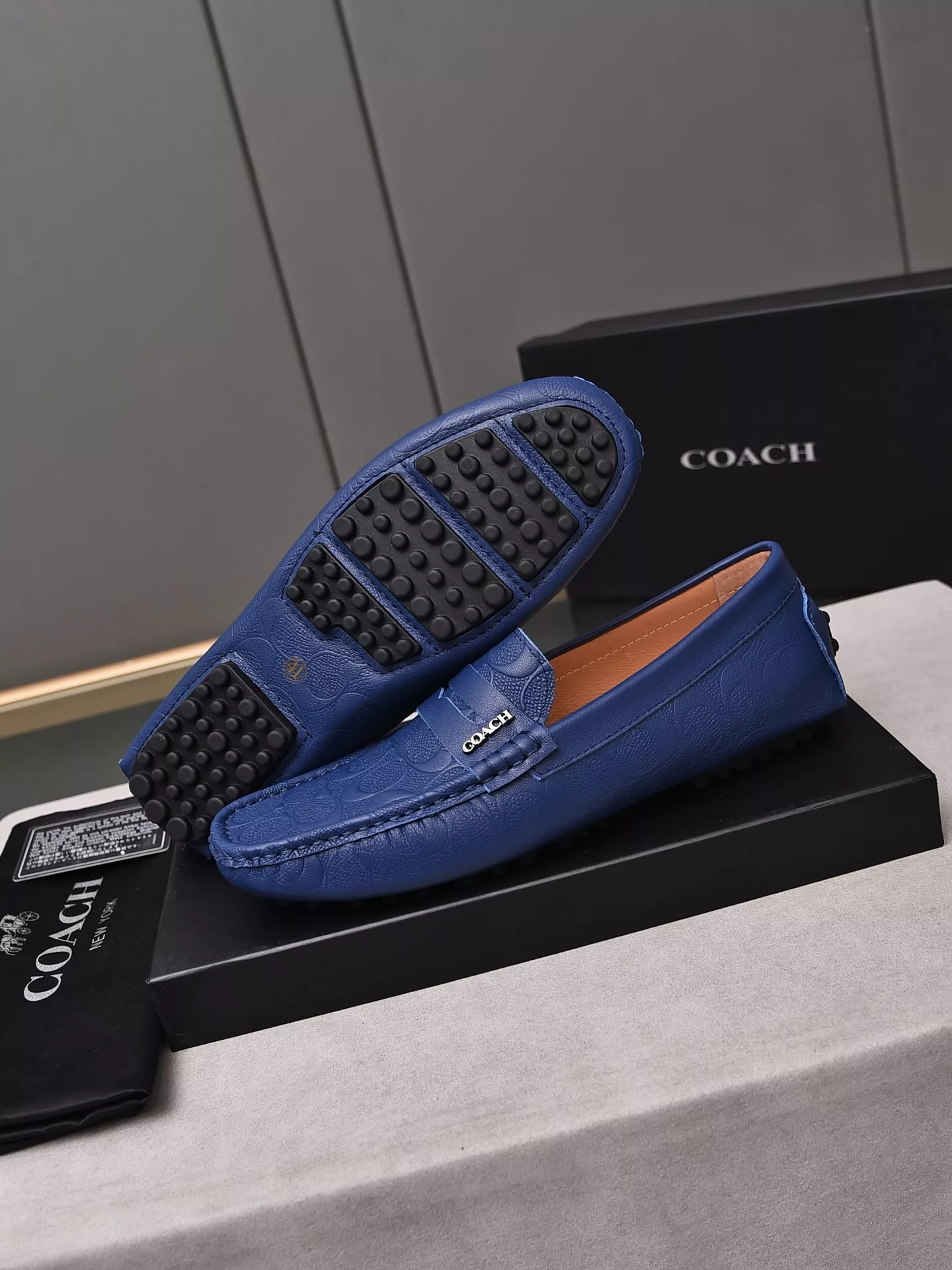 Breathable 509 Coach Leather Shoes For Men