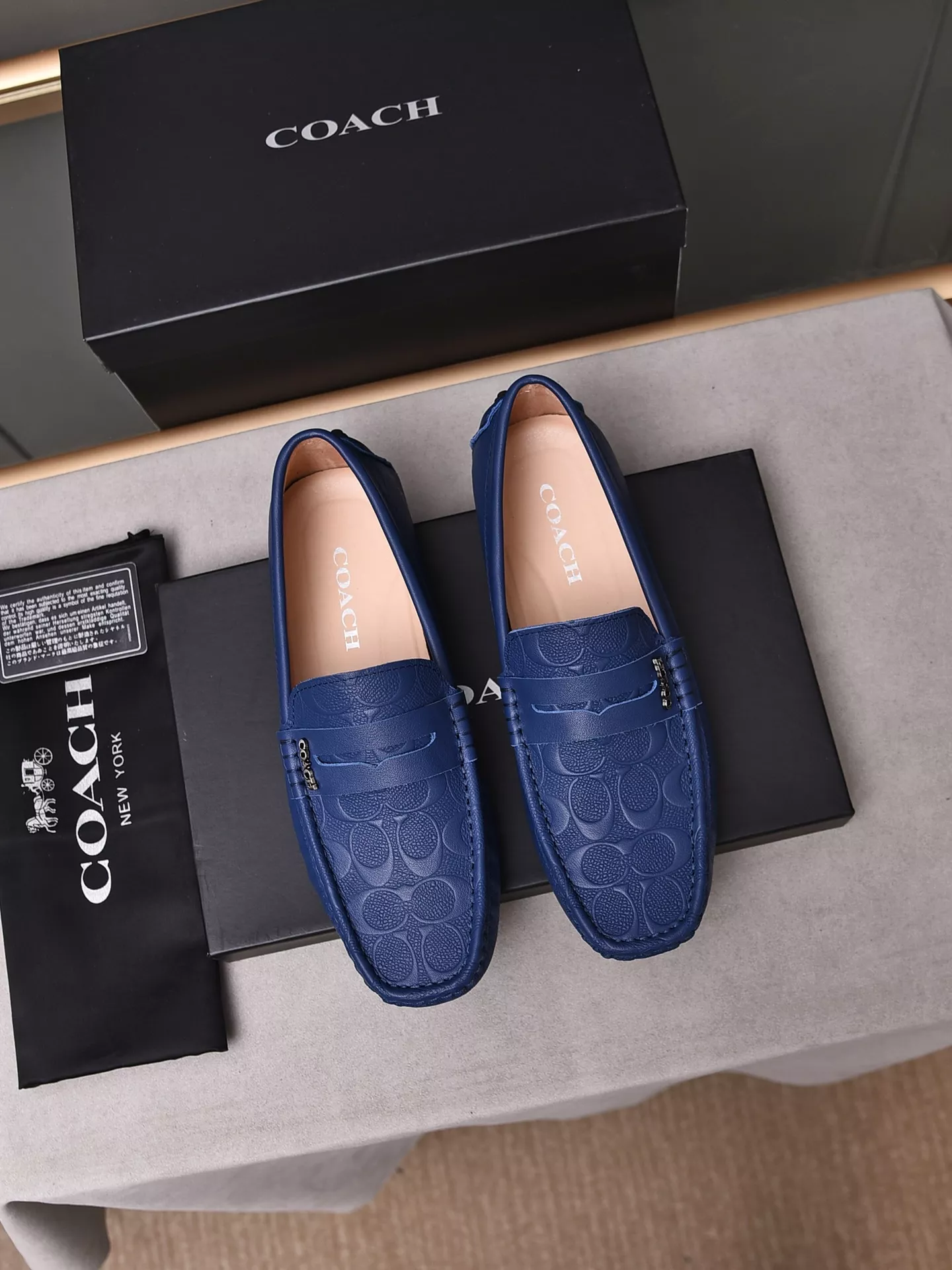 Breathable 509 Coach Leather Shoes For Men