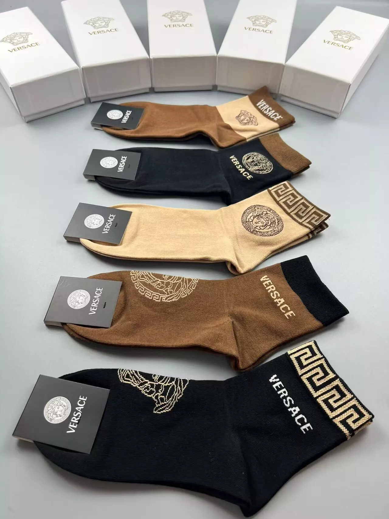 Breathable 5167 Versace Socks For Men
