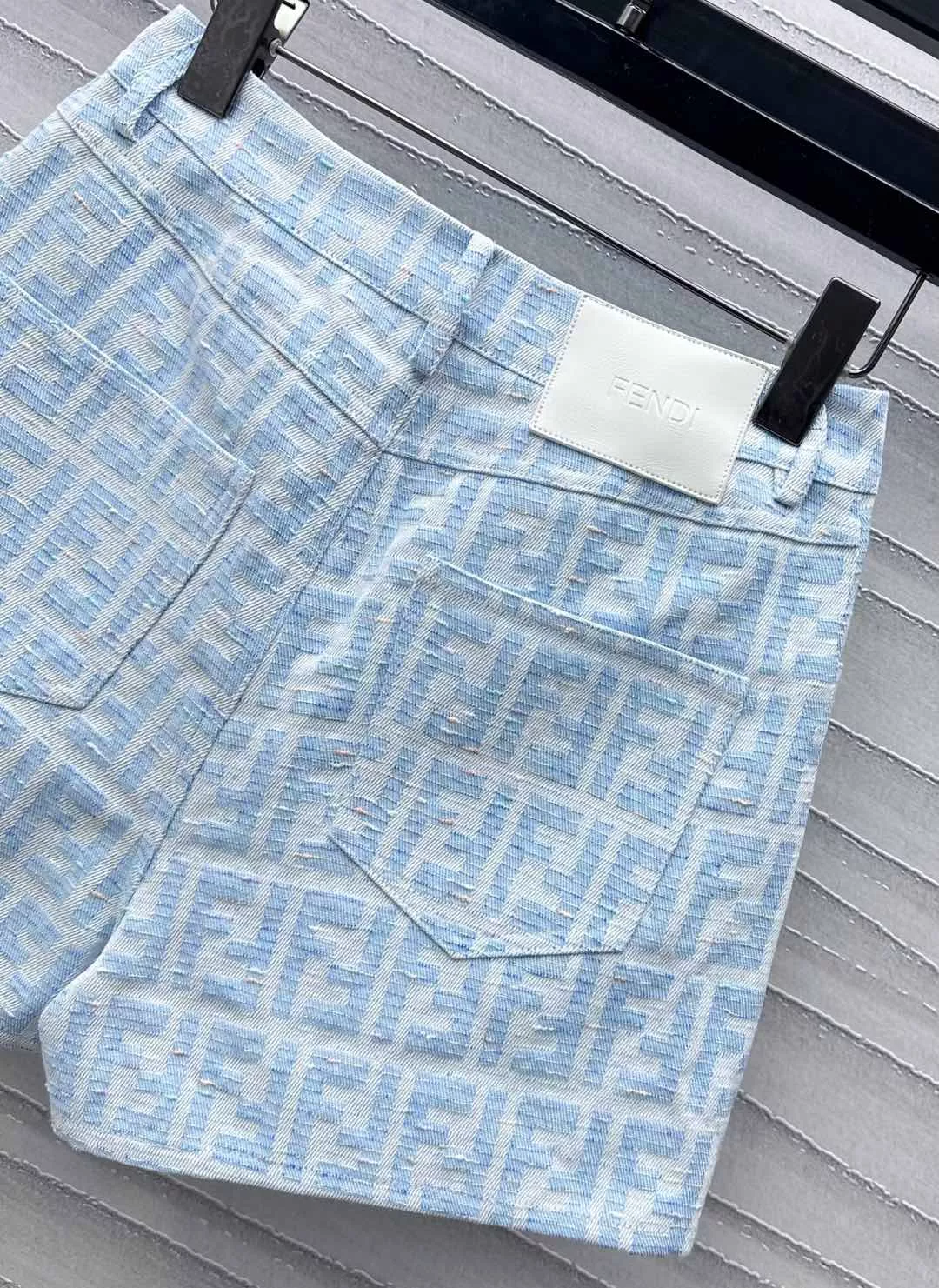 Breathable 533 Fendi Tracksuits Short Sleeved For Women