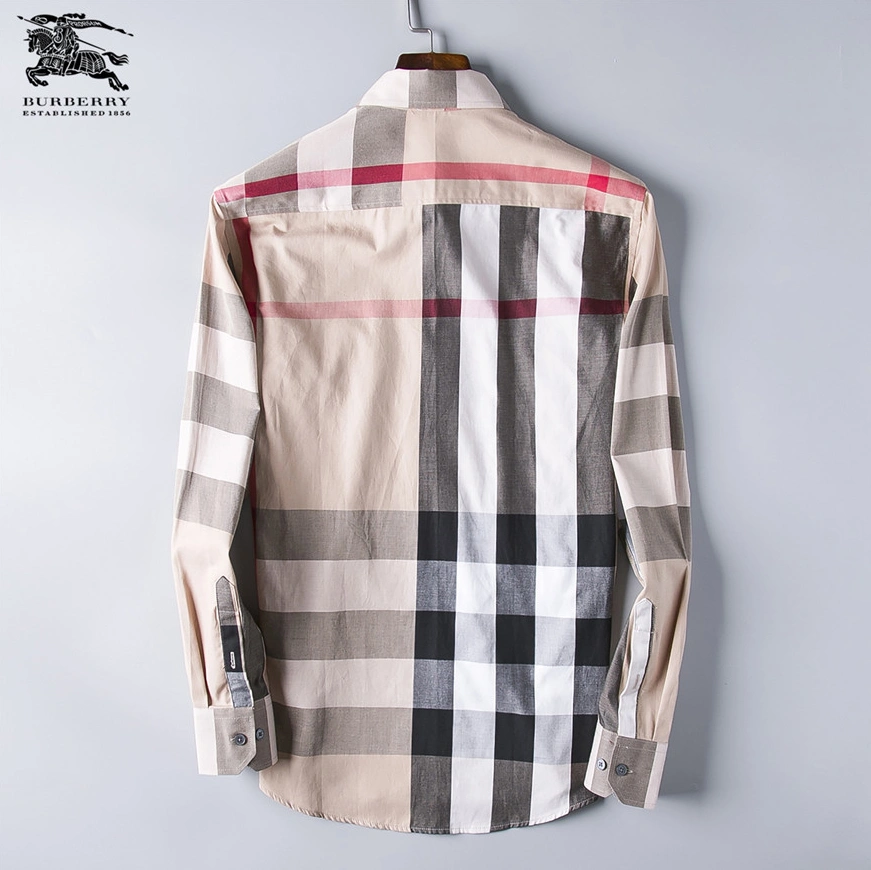 Breathable 551 Burberry Shirts Long Sleeved For Men